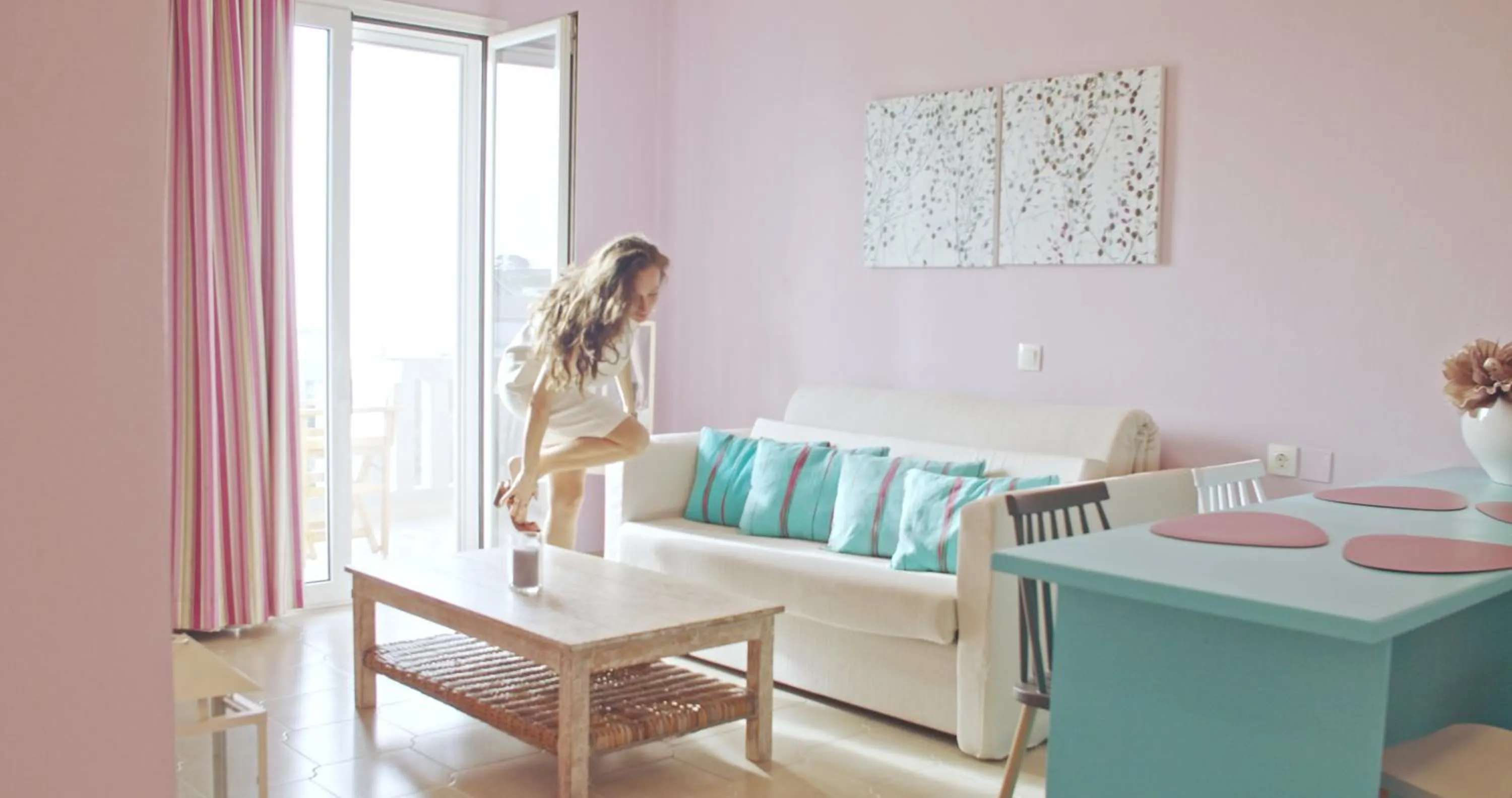 Living room in Waterlily Hotel Apartments