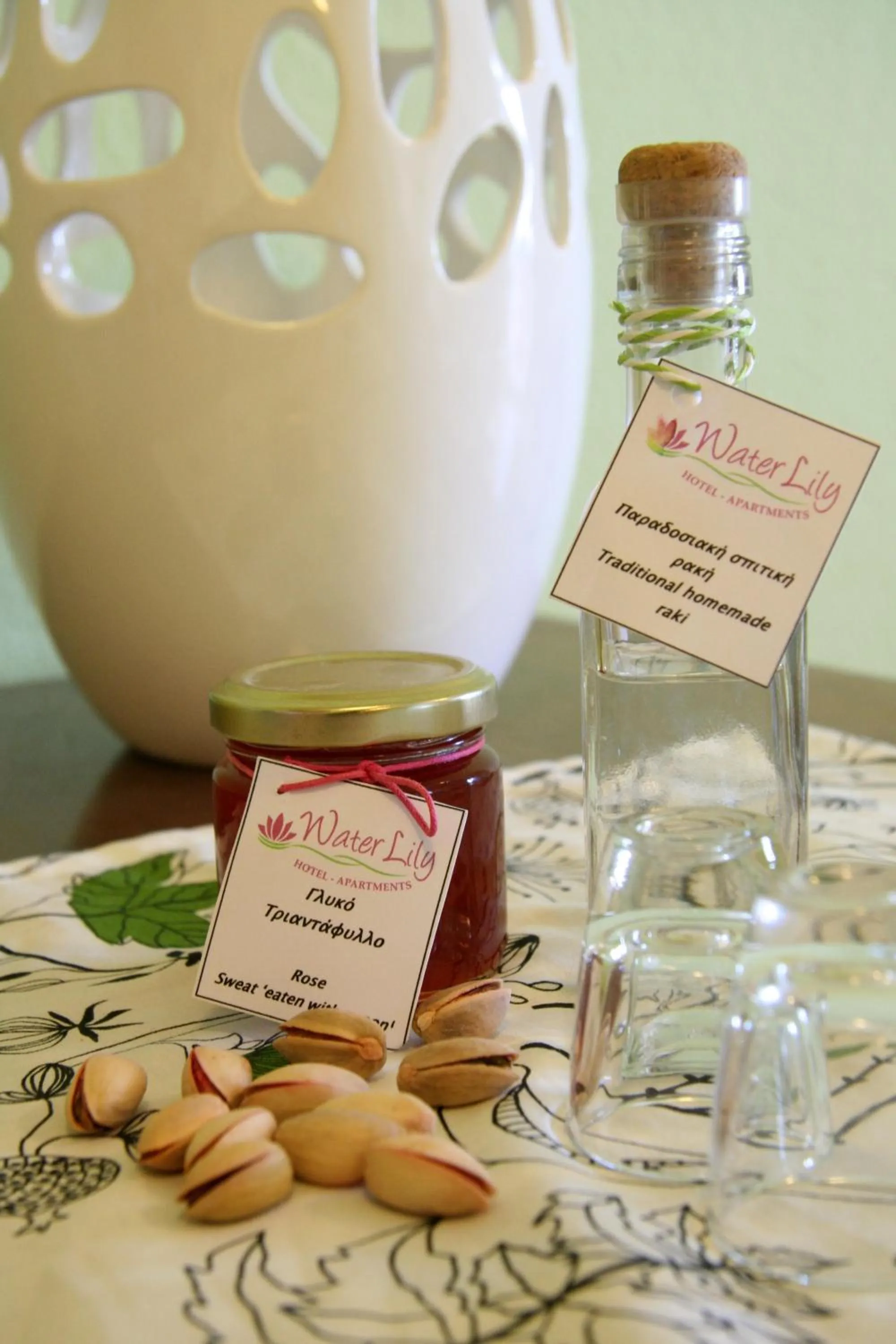 Decorative detail in Waterlily Hotel Apartments