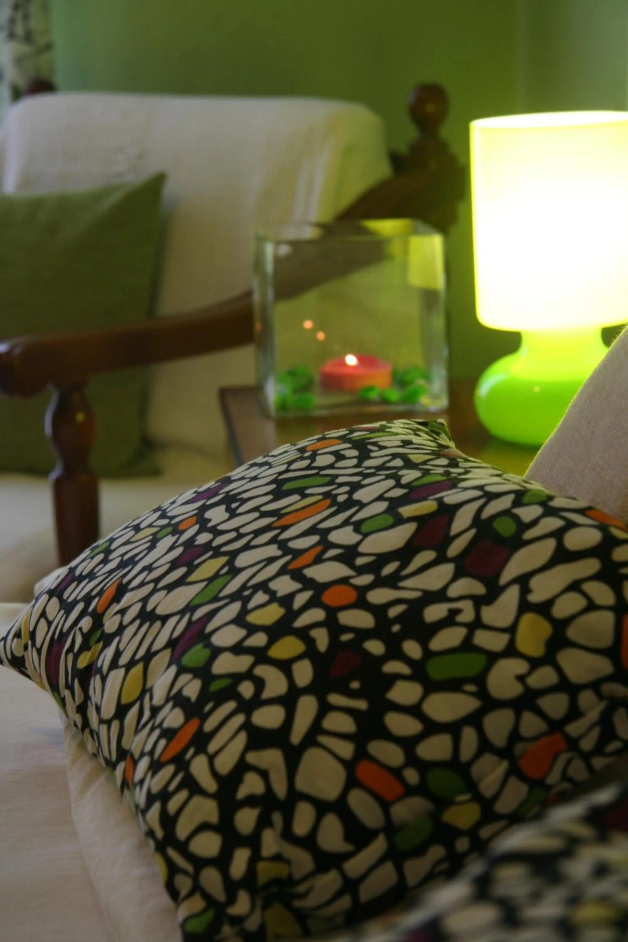 Decorative detail, Bed in Waterlily Hotel Apartments