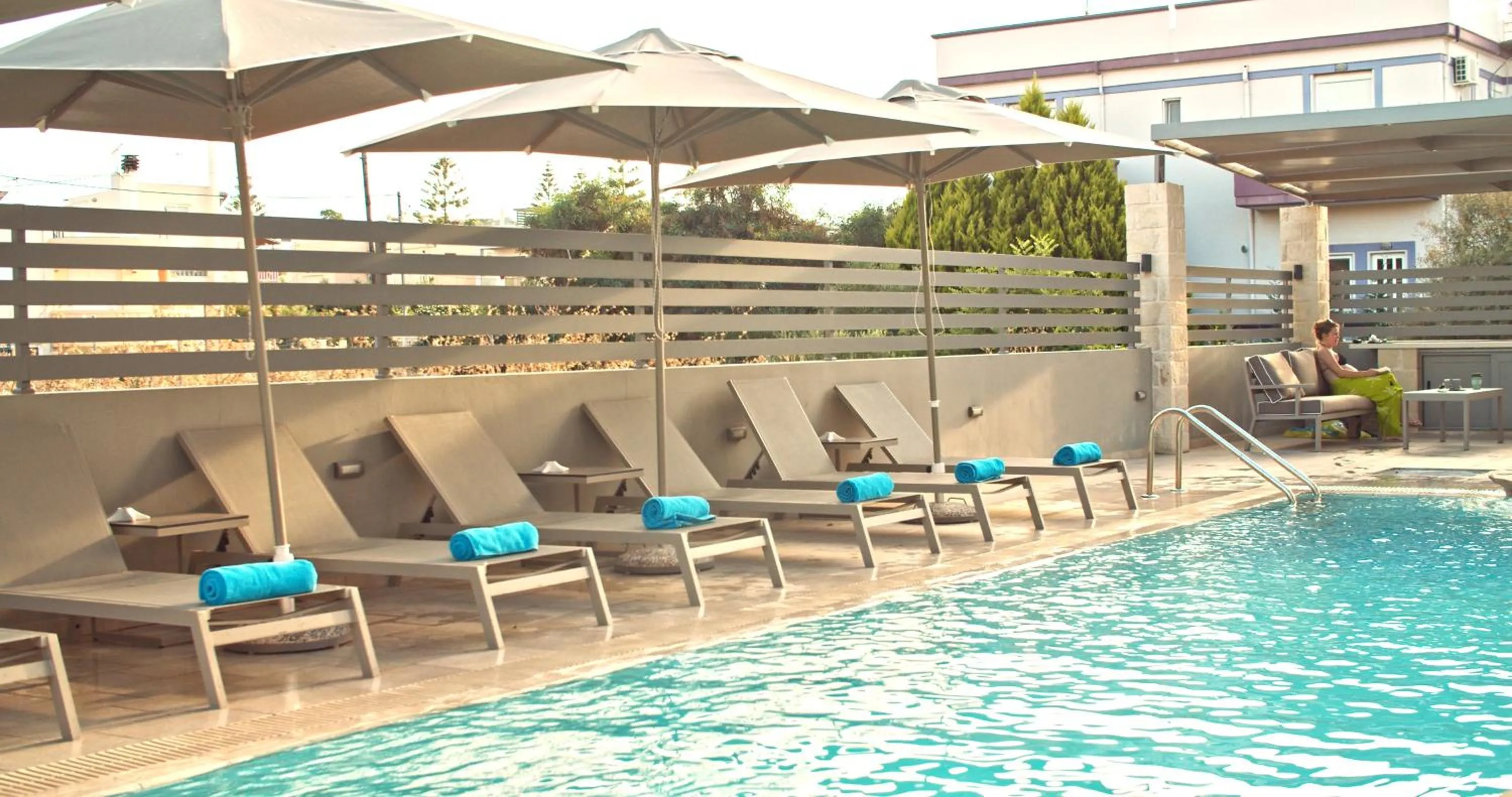 Swimming pool in Waterlily Hotel Apartments