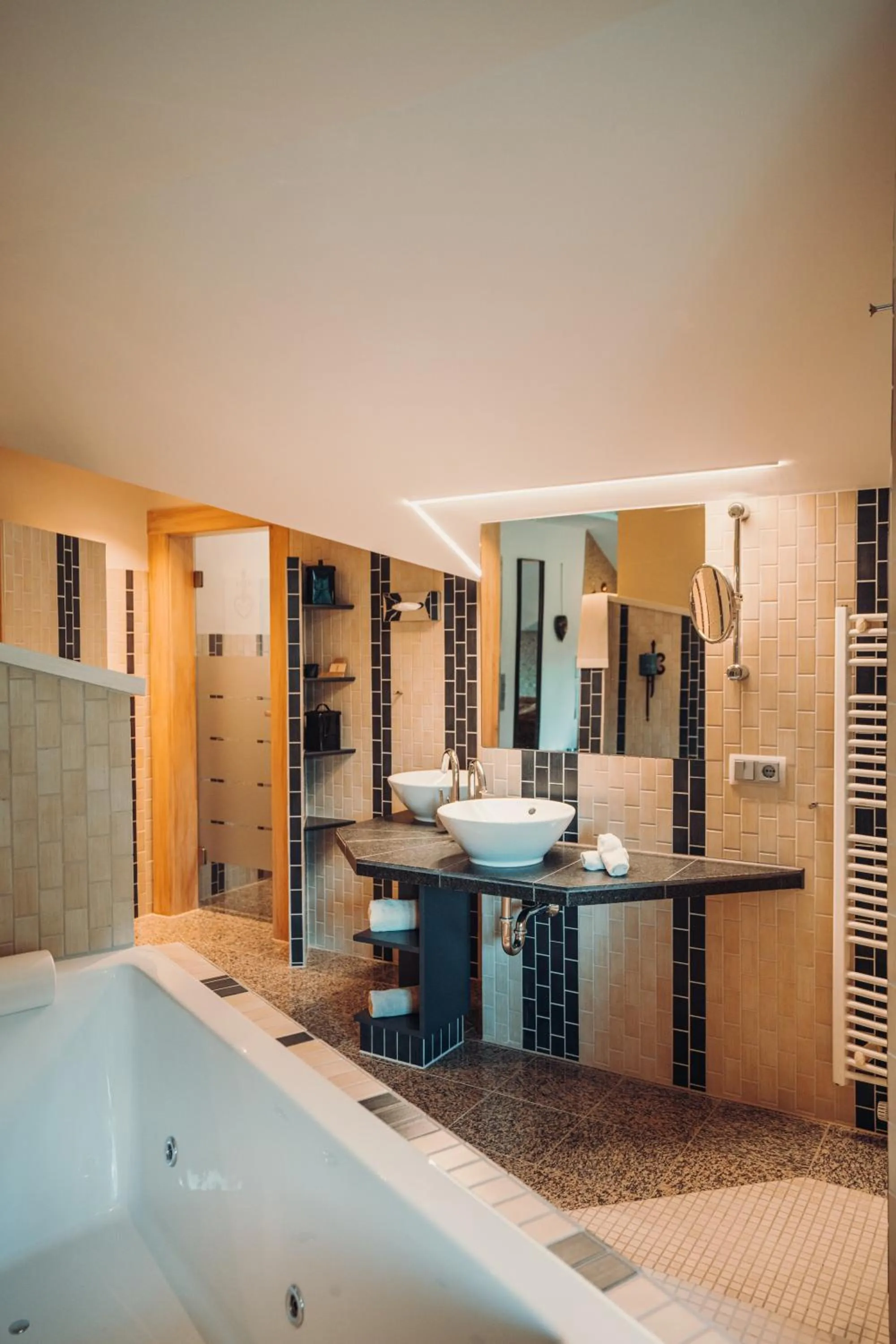 Bathroom in Berghotel Schlossanger Alp