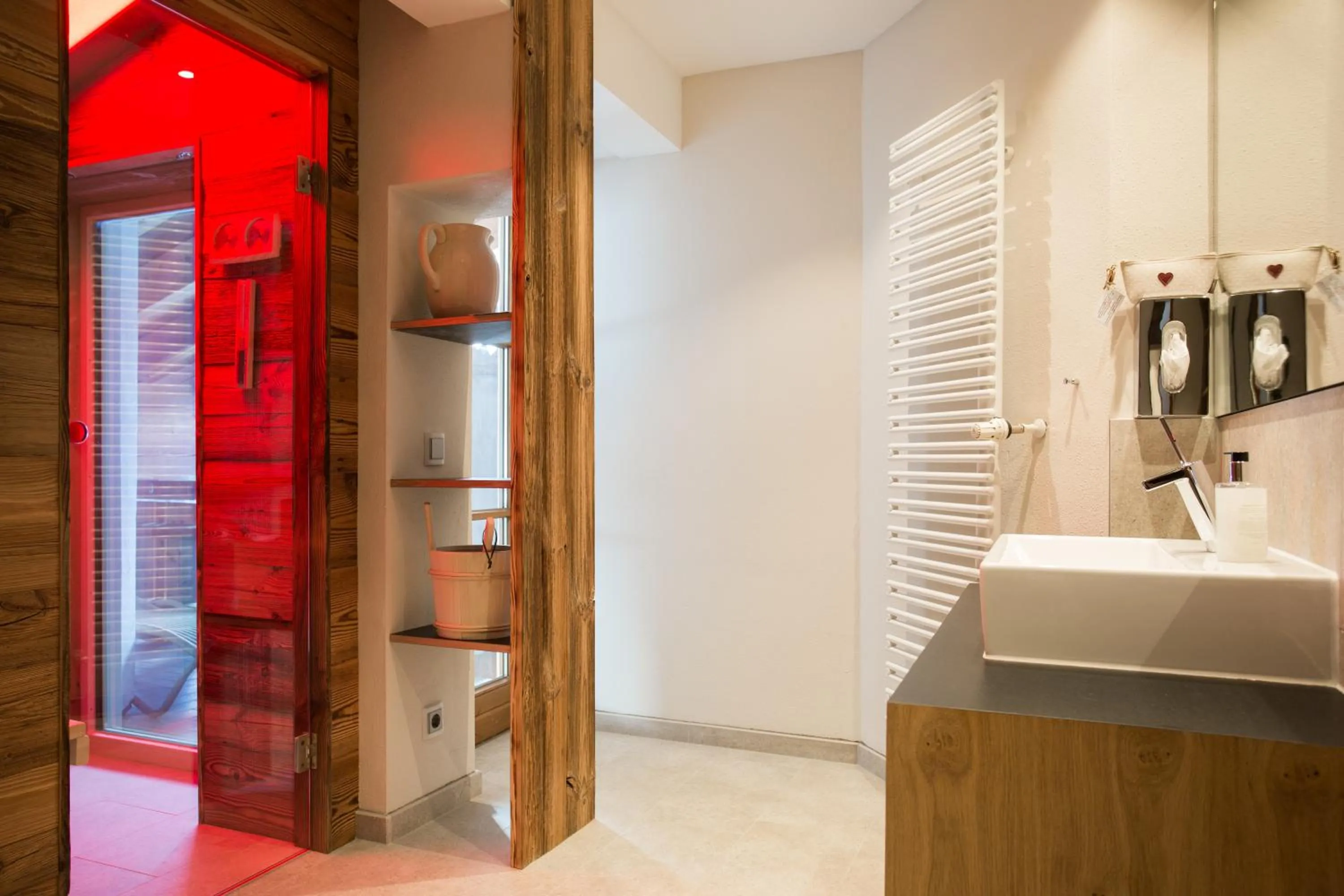 Bathroom in Berghotel Schlossanger Alp