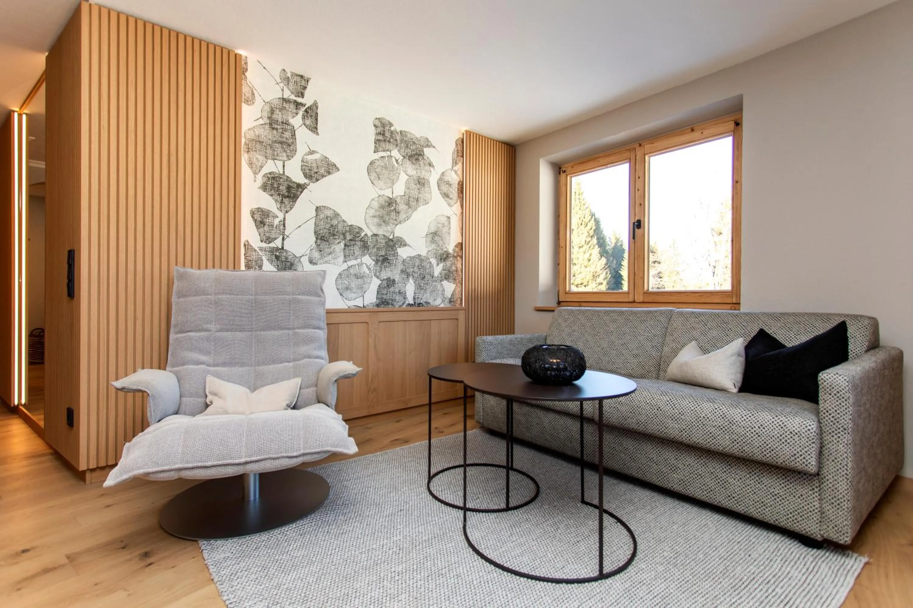 Living room in Berghotel Schlossanger Alp