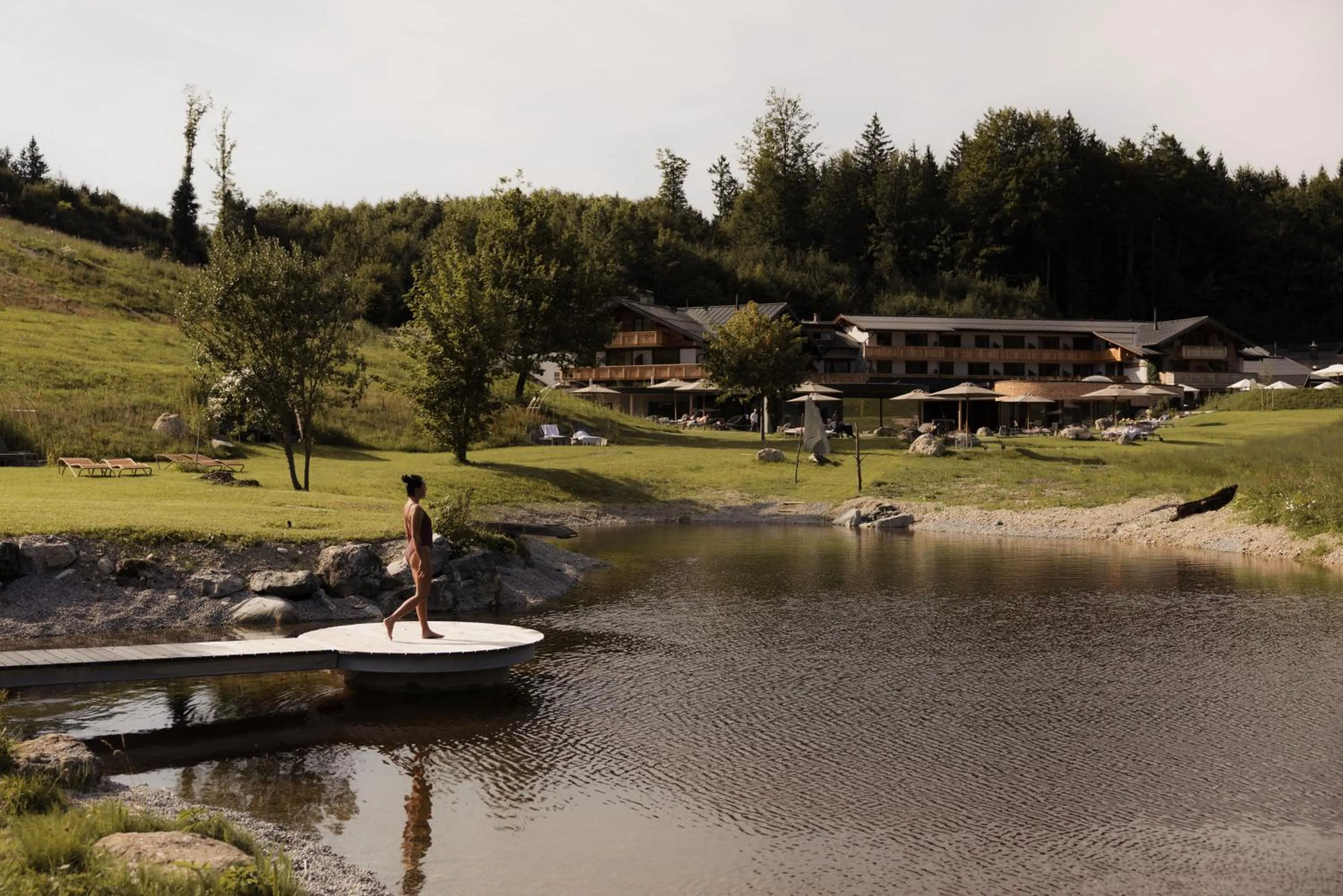 Lake view in Berghotel Schlossanger Alp
