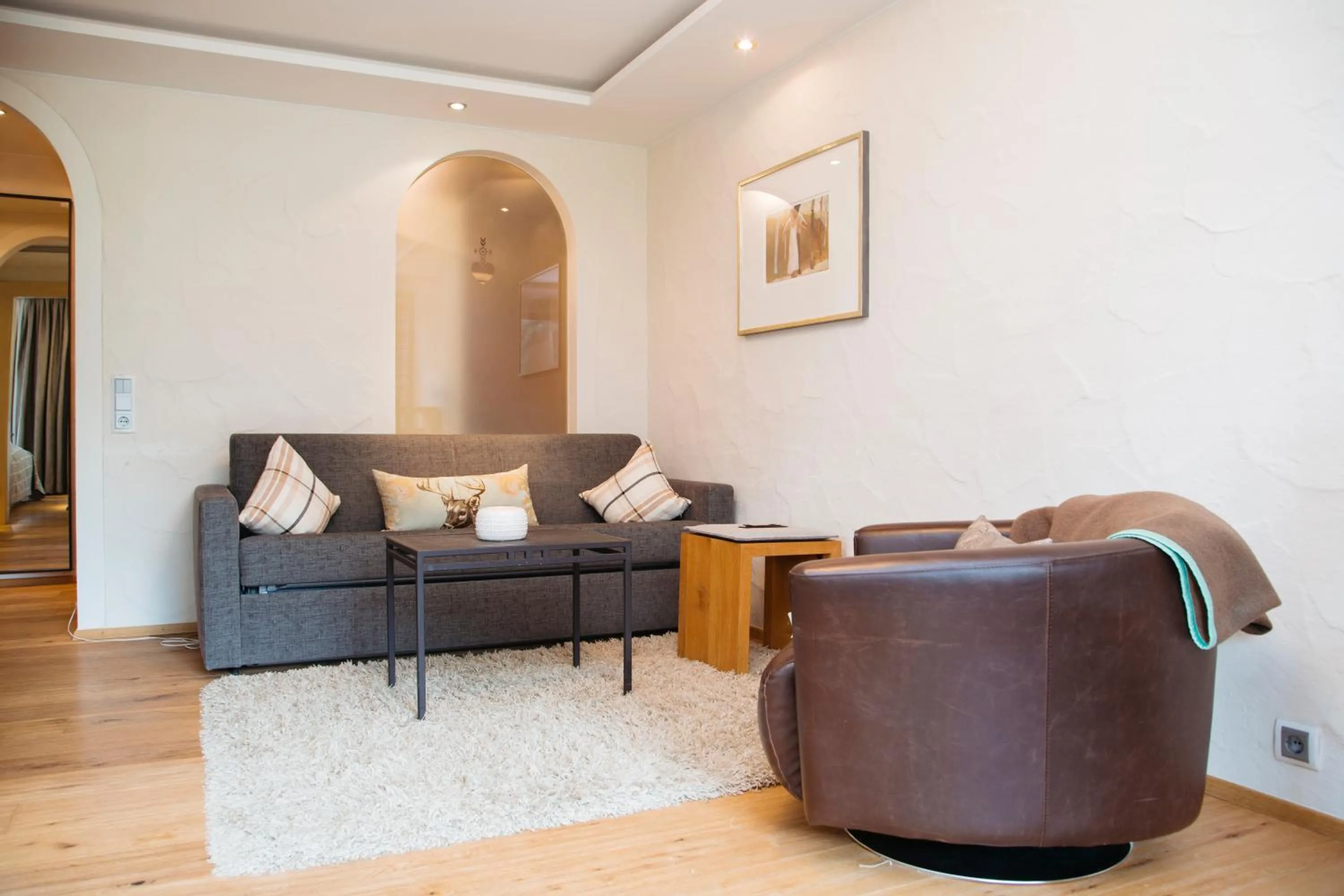 Living room in Berghotel Schlossanger Alp