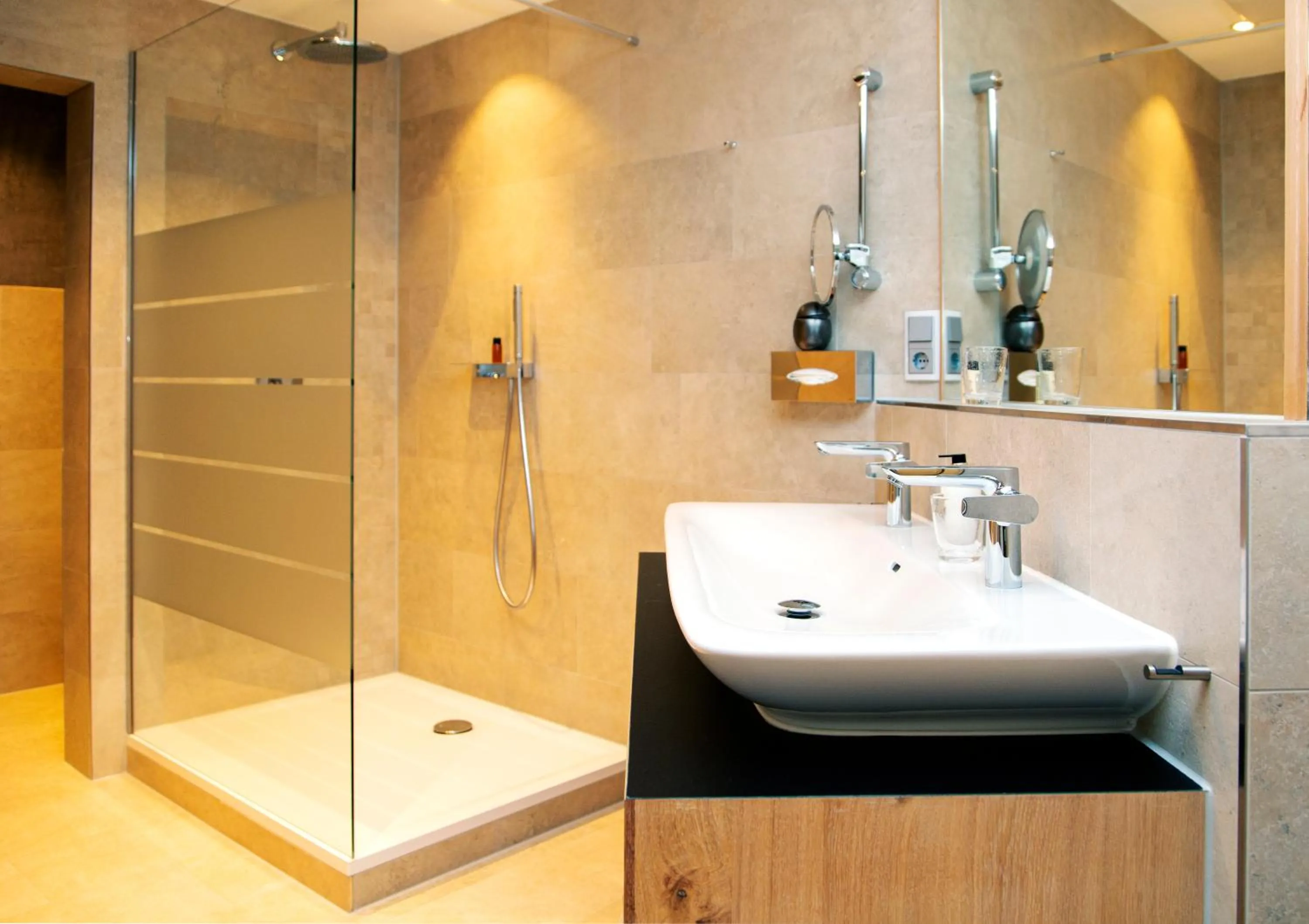 Bathroom in Berghotel Schlossanger Alp