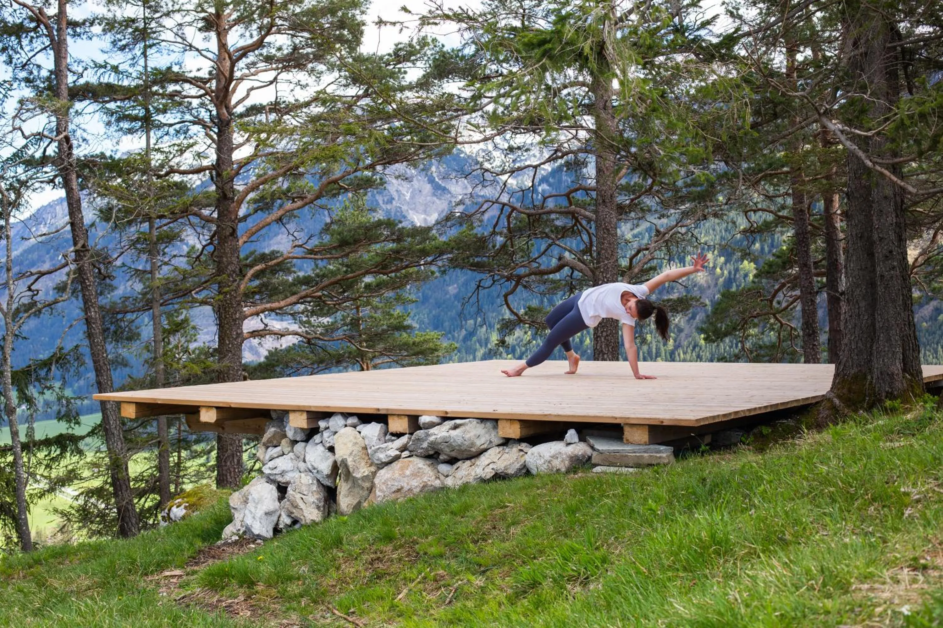 Natural landscape in Berghotel Schlossanger Alp