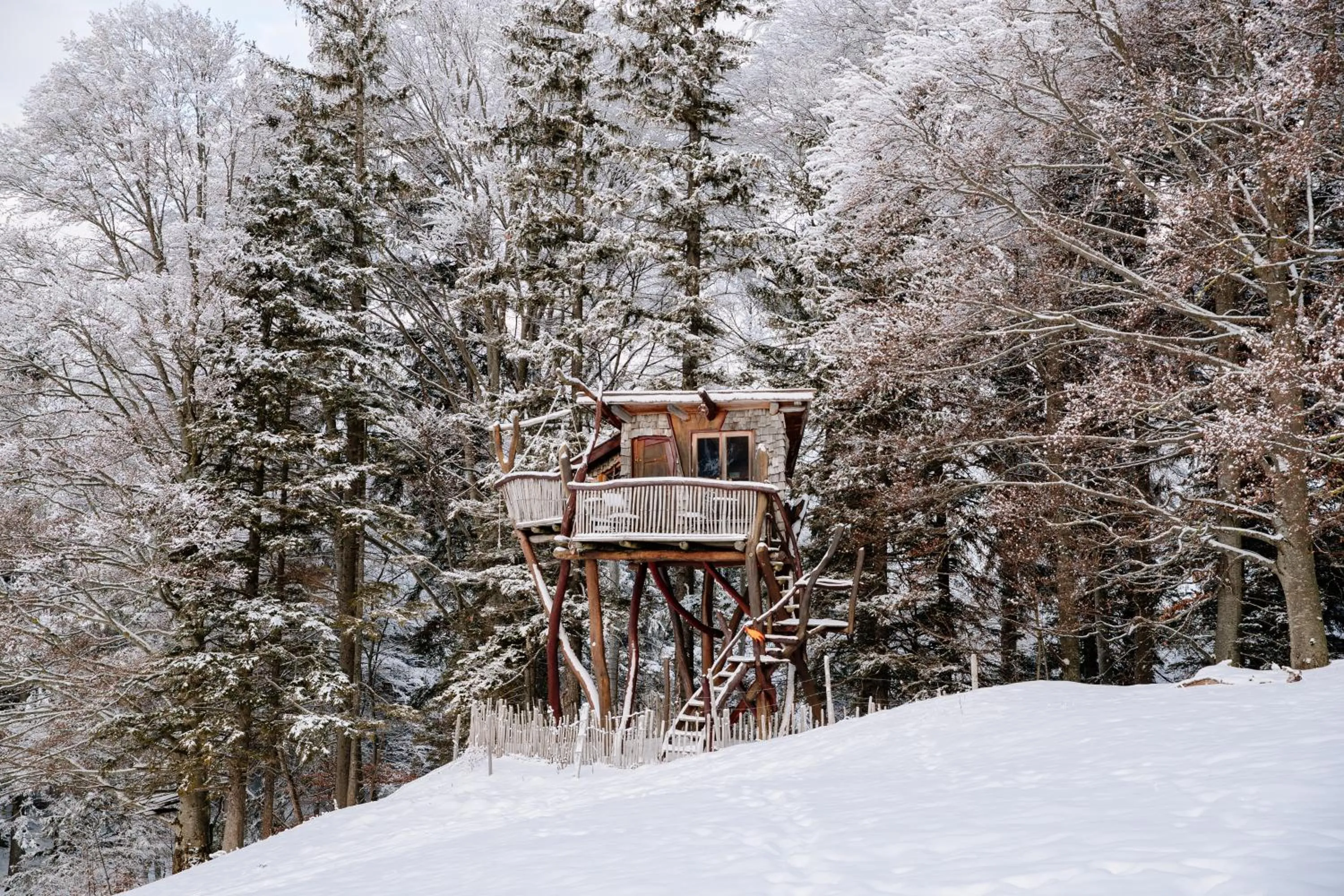 Natural landscape in Berghotel Schlossanger Alp