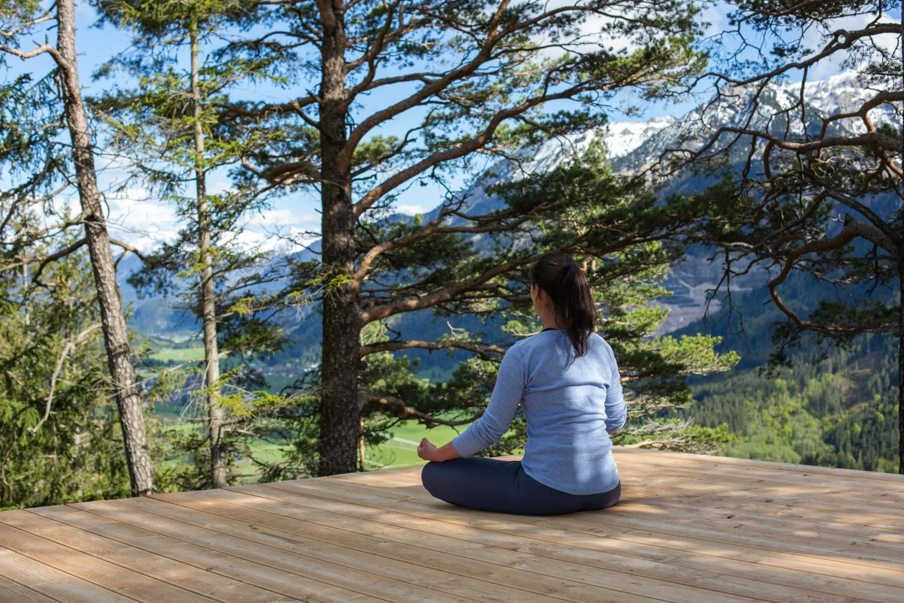 Natural landscape in Berghotel Schlossanger Alp