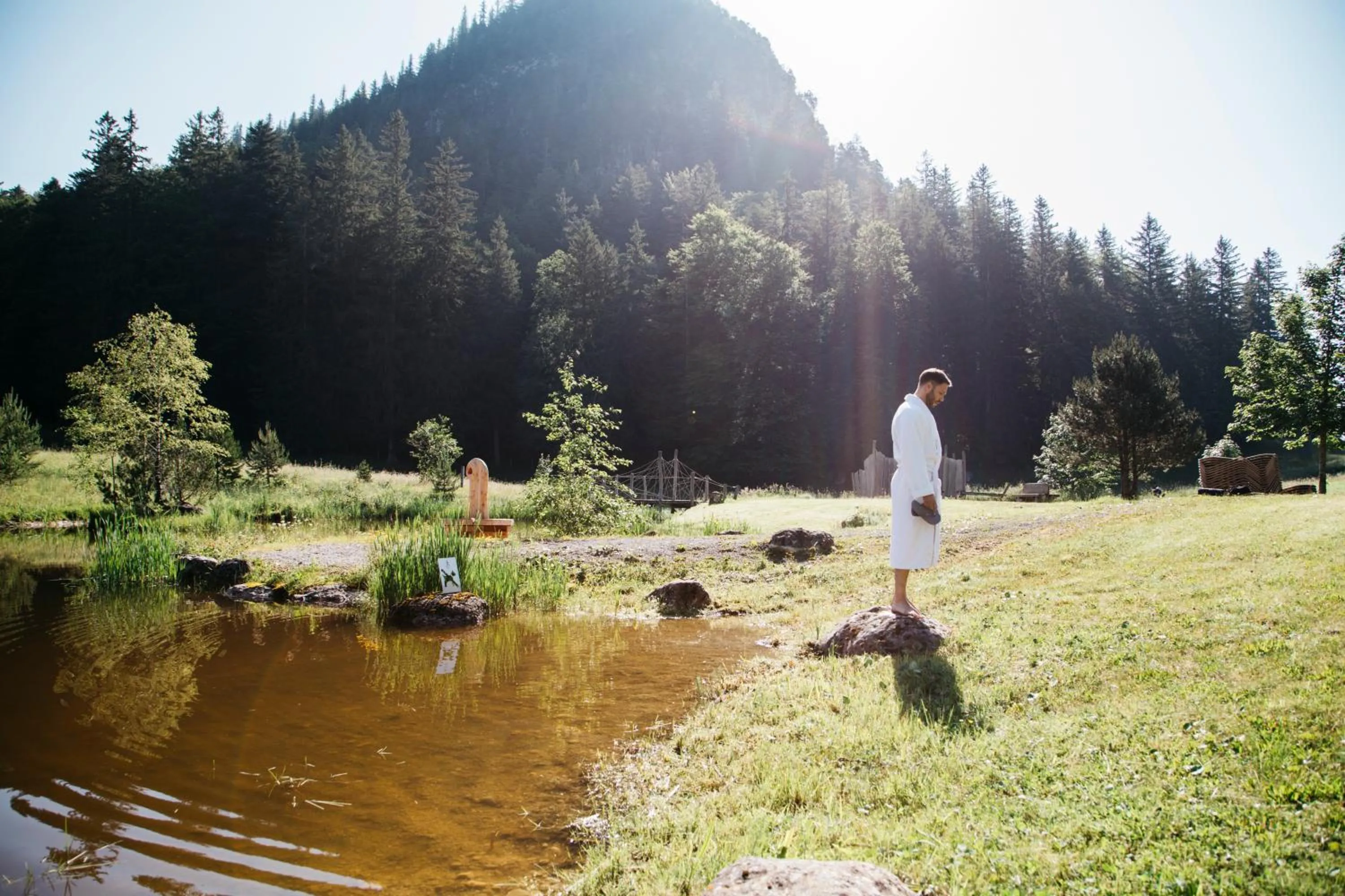 Natural landscape in Berghotel Schlossanger Alp