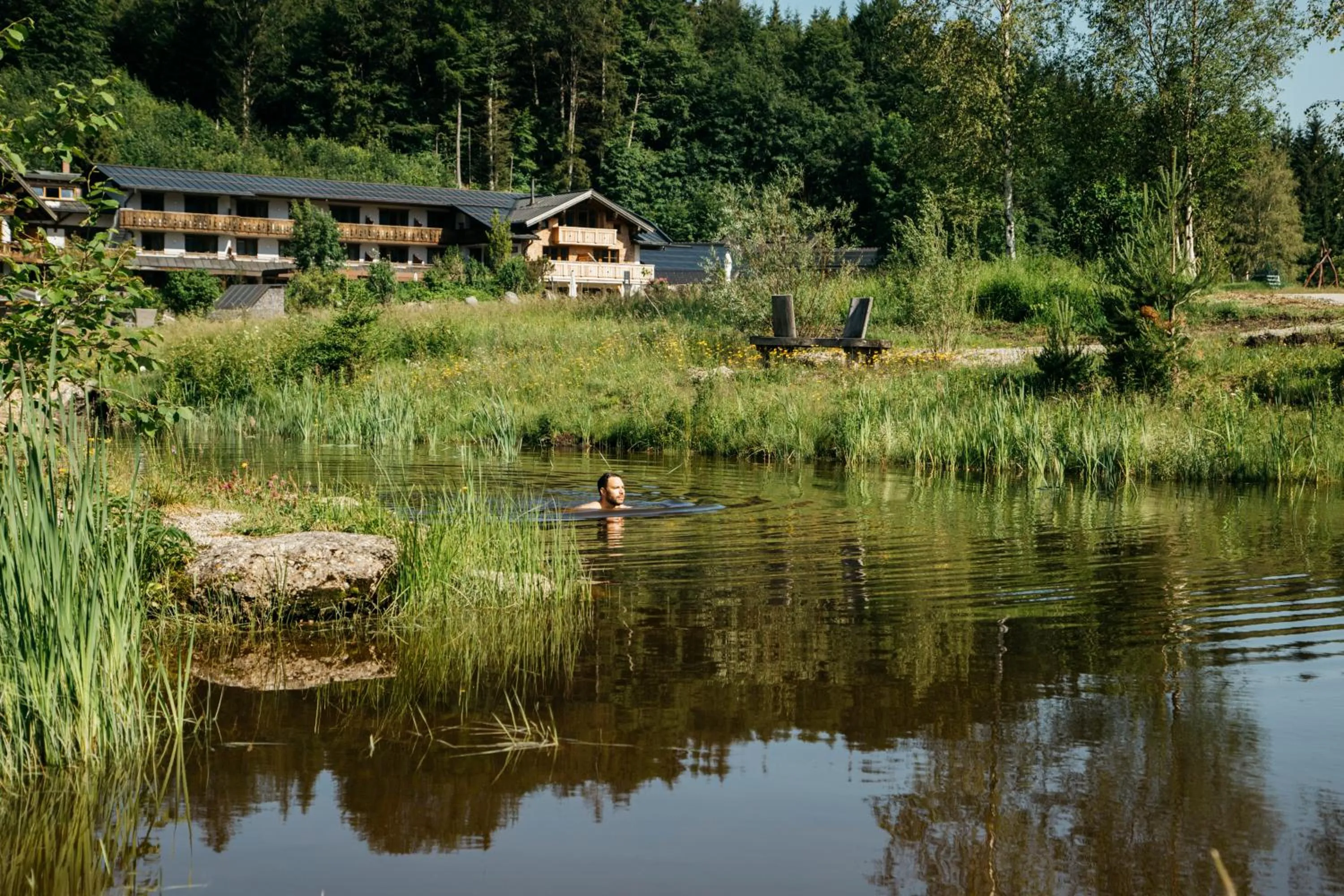 Natural landscape in Berghotel Schlossanger Alp