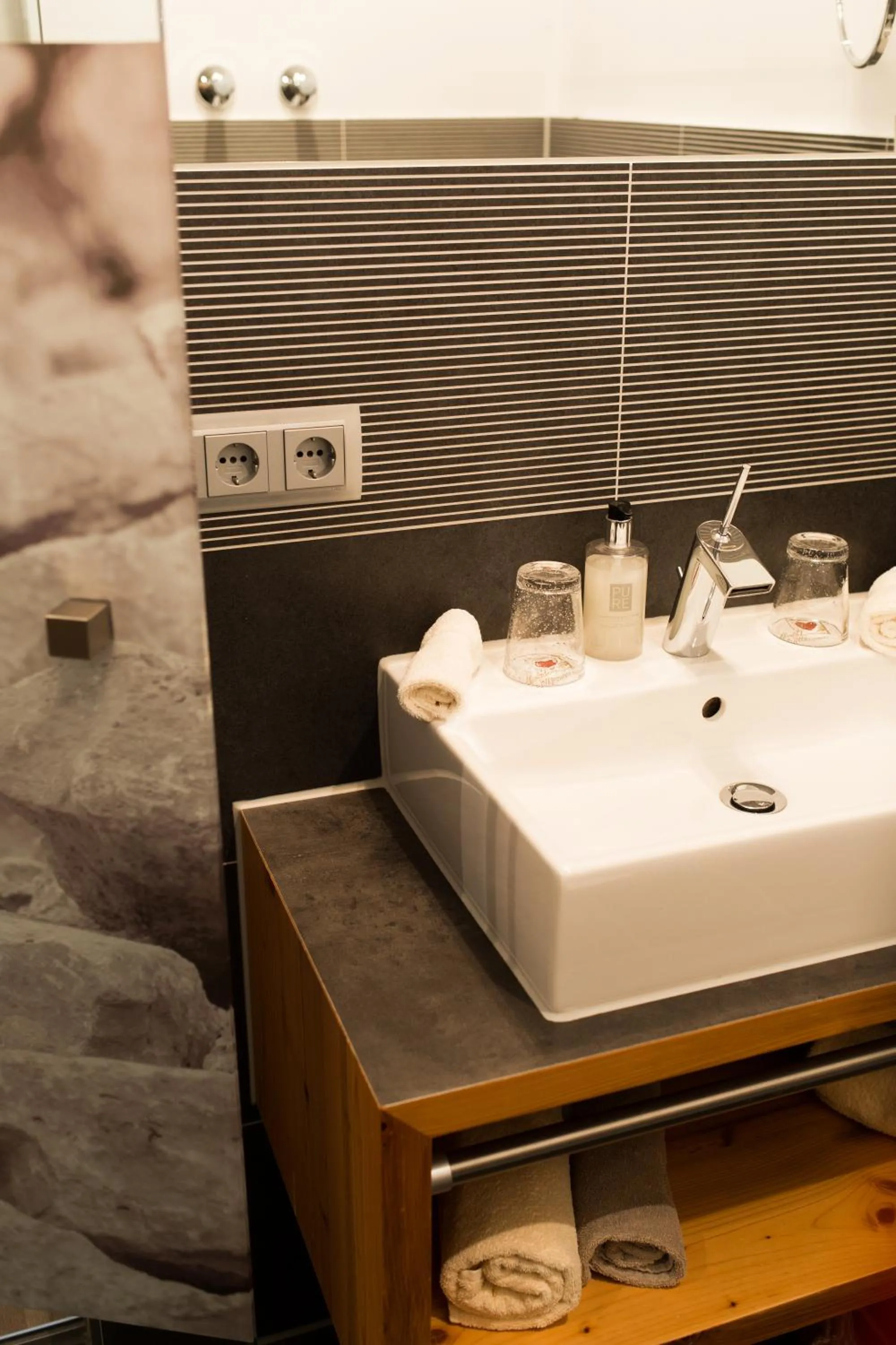 Bathroom in Berghotel Schlossanger Alp