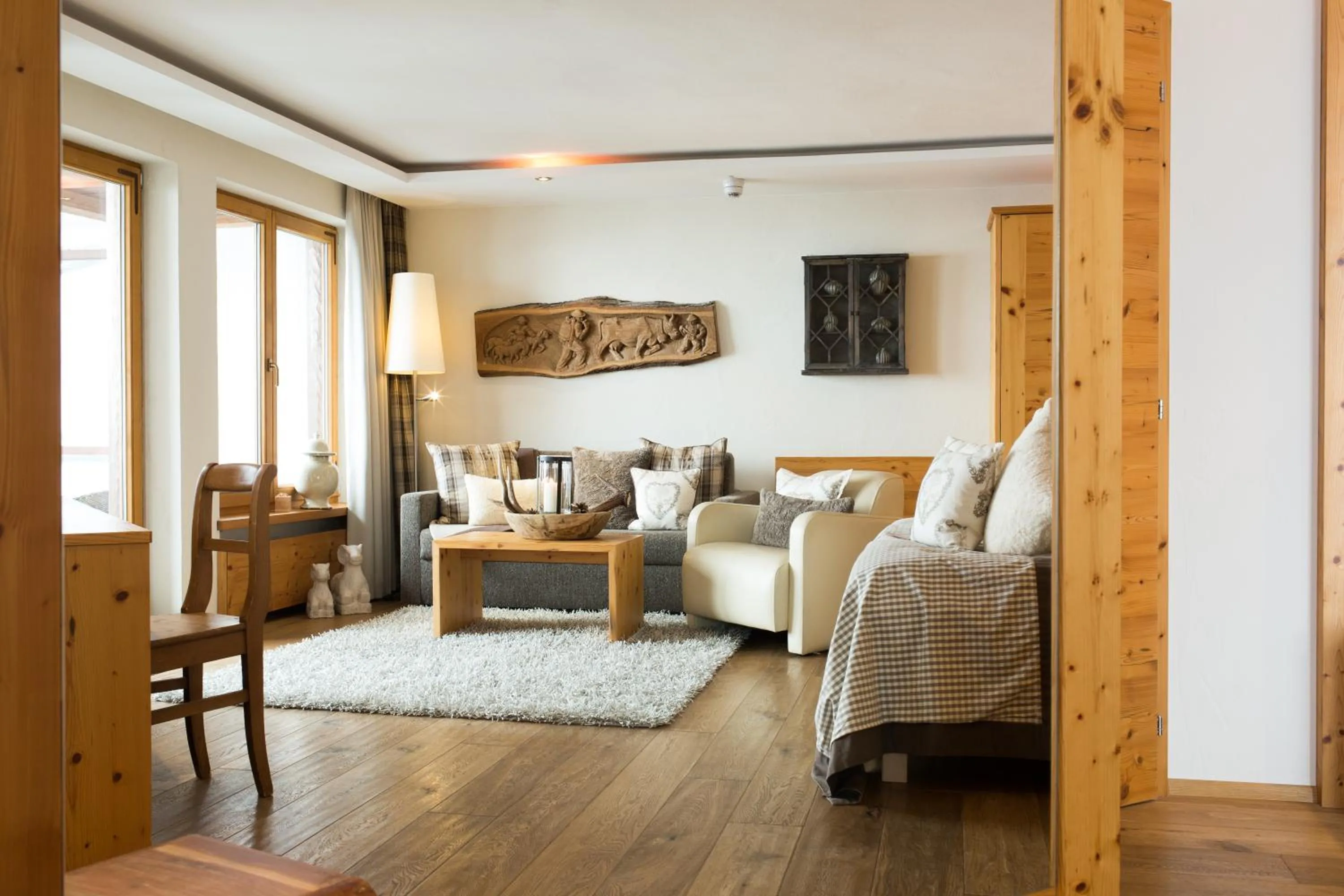 Living room in Berghotel Schlossanger Alp