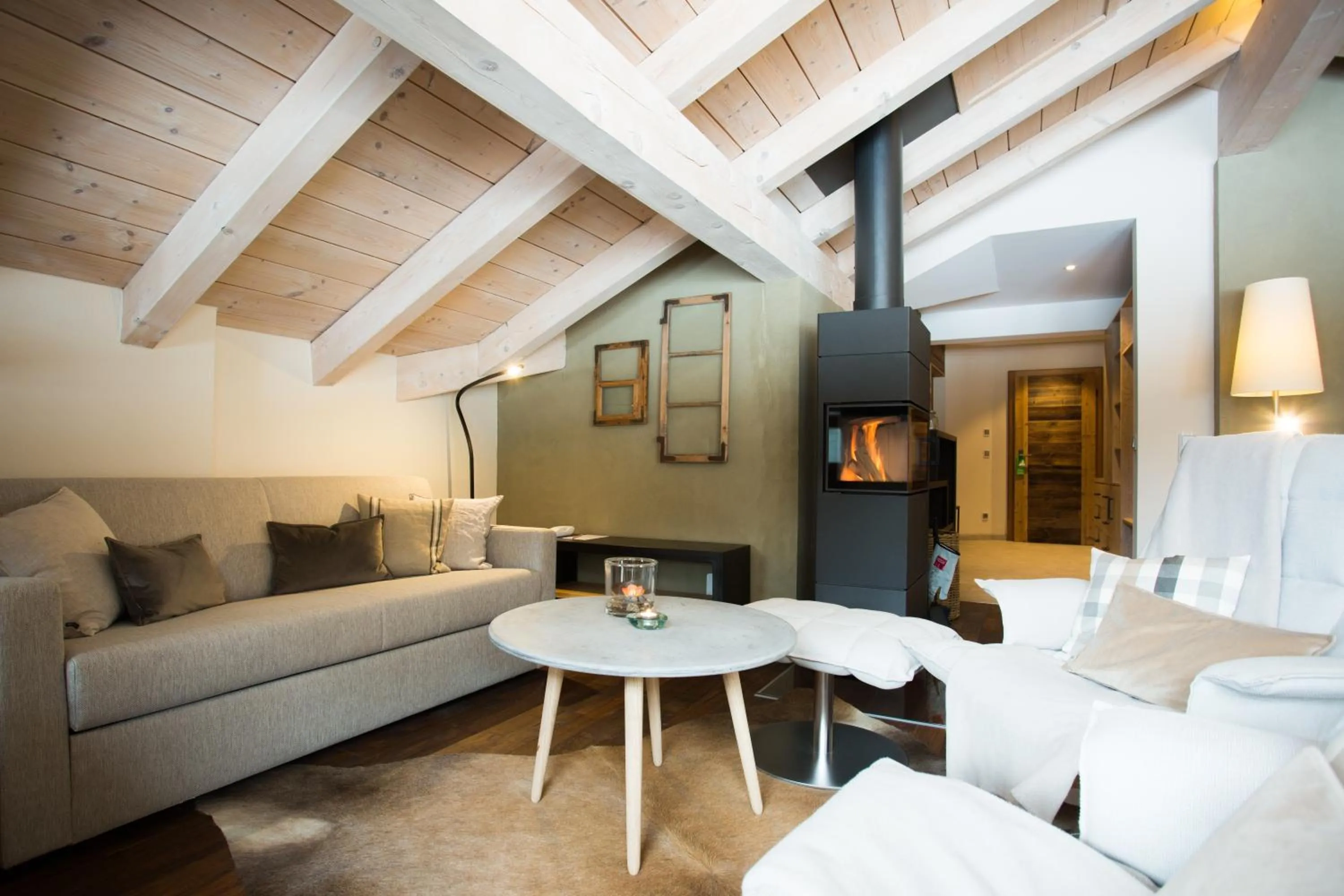 Living room in Berghotel Schlossanger Alp