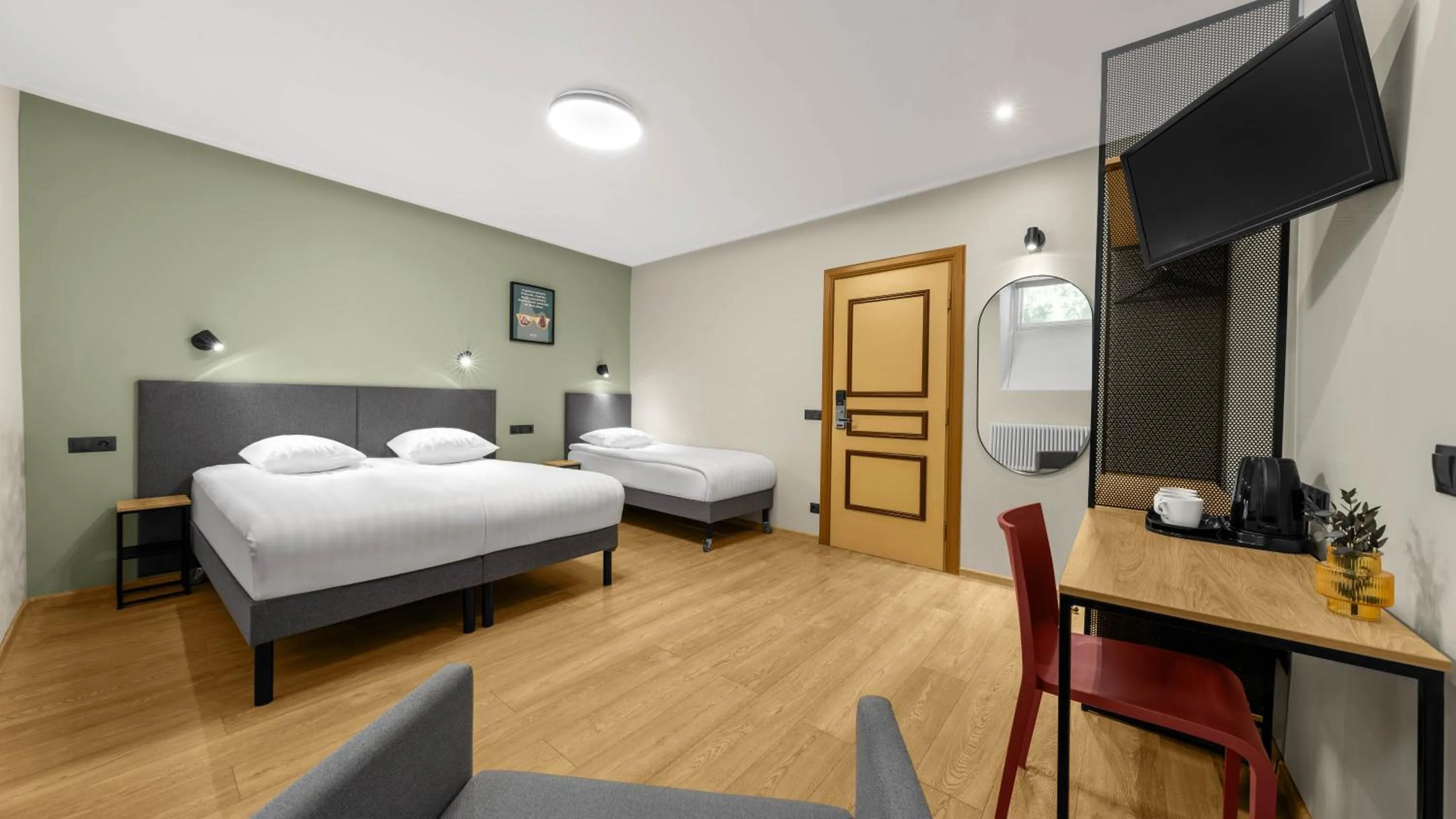 Bed in Rija Old Town Hotel