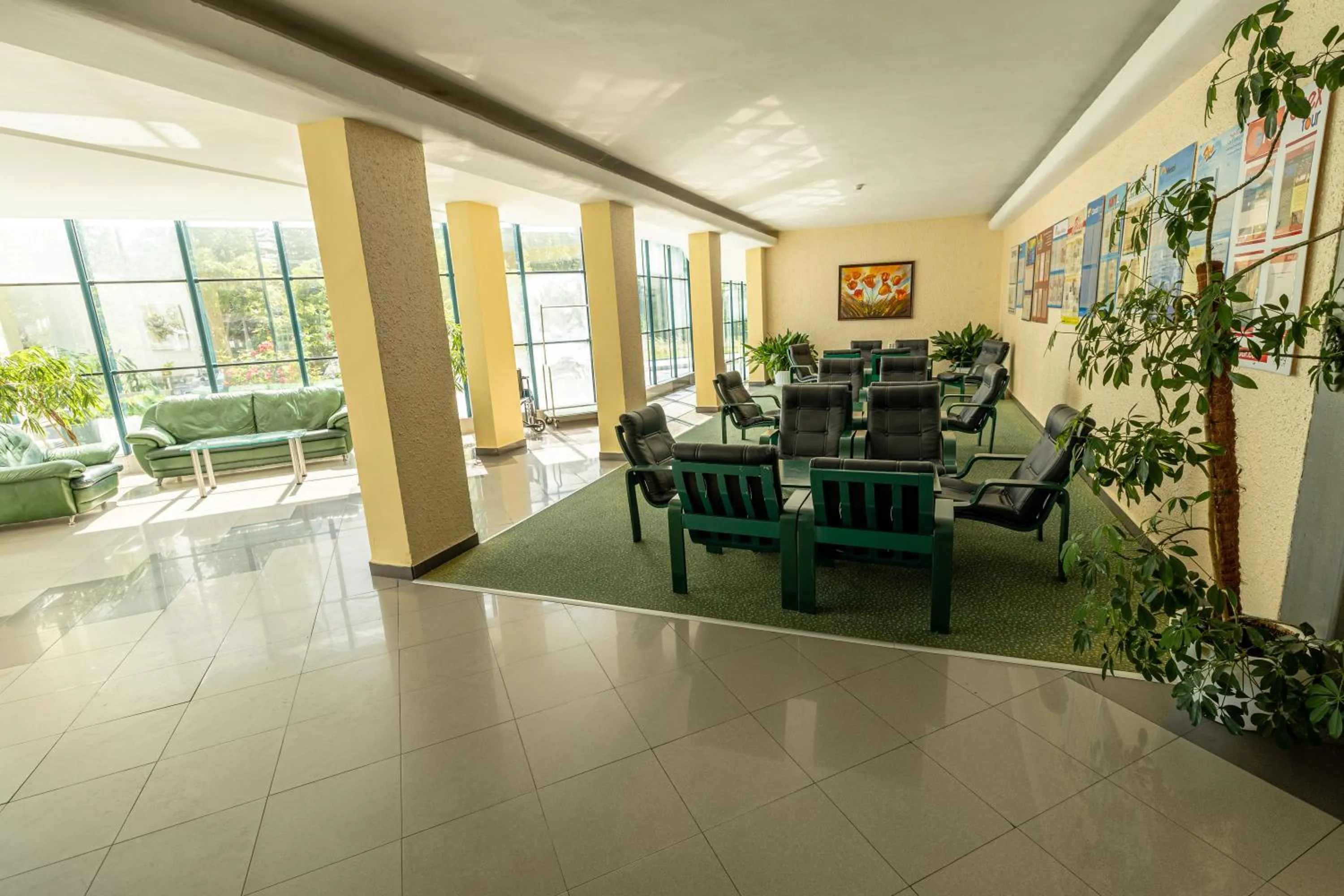 Seating area in Hotel Slavyanski