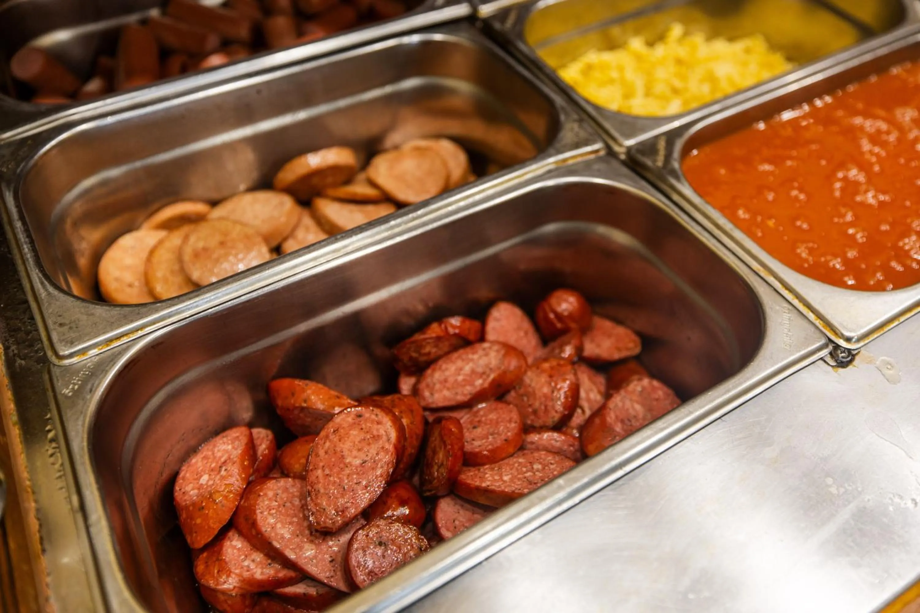 Buffet breakfast in Hotel Slavyanski