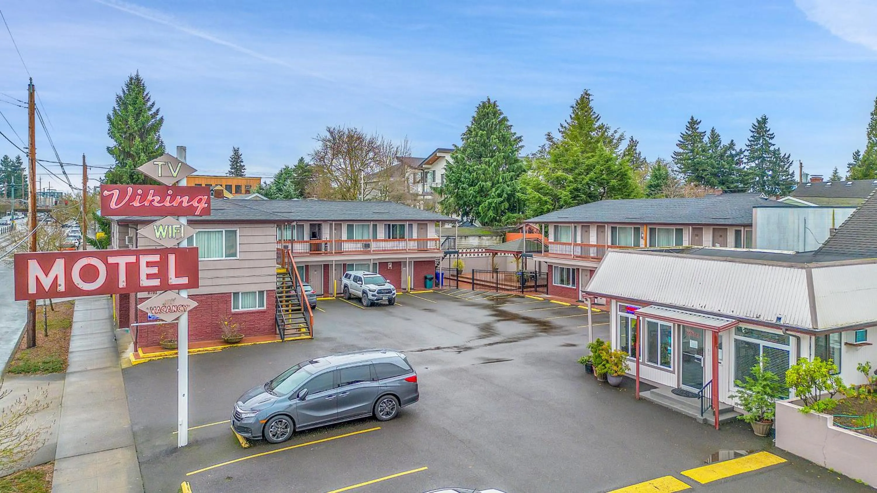 Property building in Viking Motel