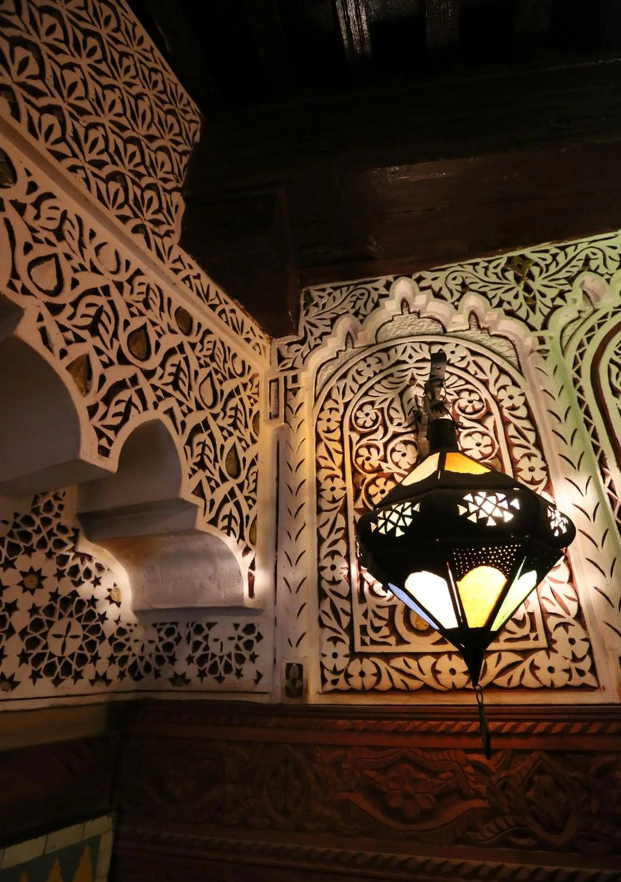 Decorative detail in Riad Hiba