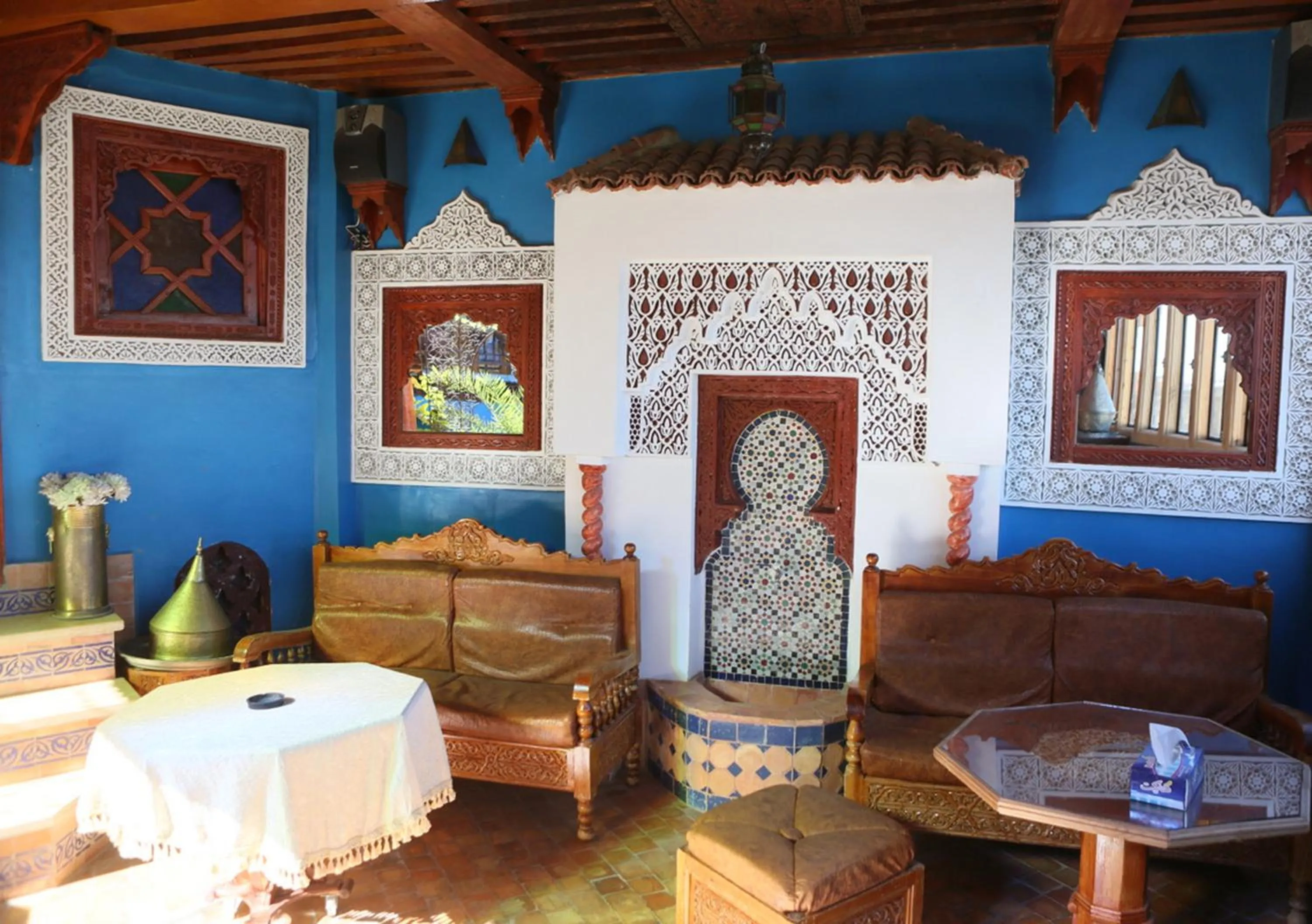 Lounge or bar in Riad Hiba