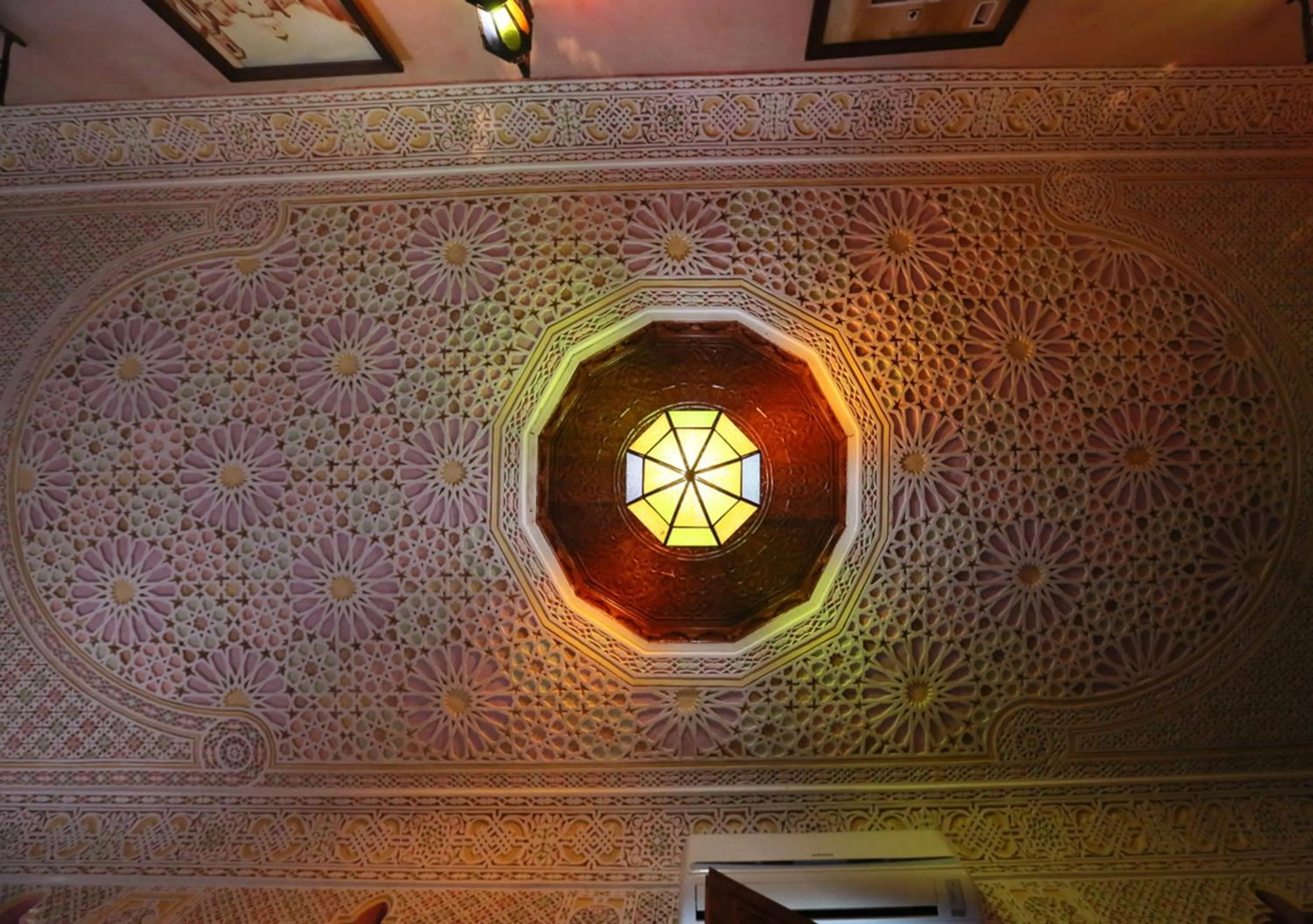 Decorative detail in Riad Hiba