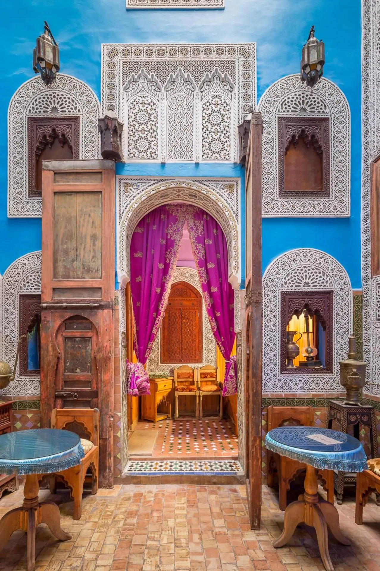 Seating area in Riad Hiba