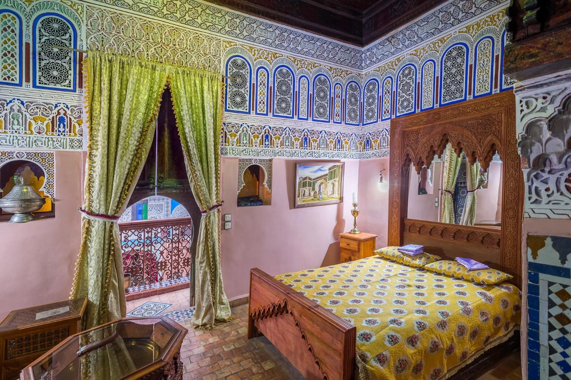Bed in Riad Hiba