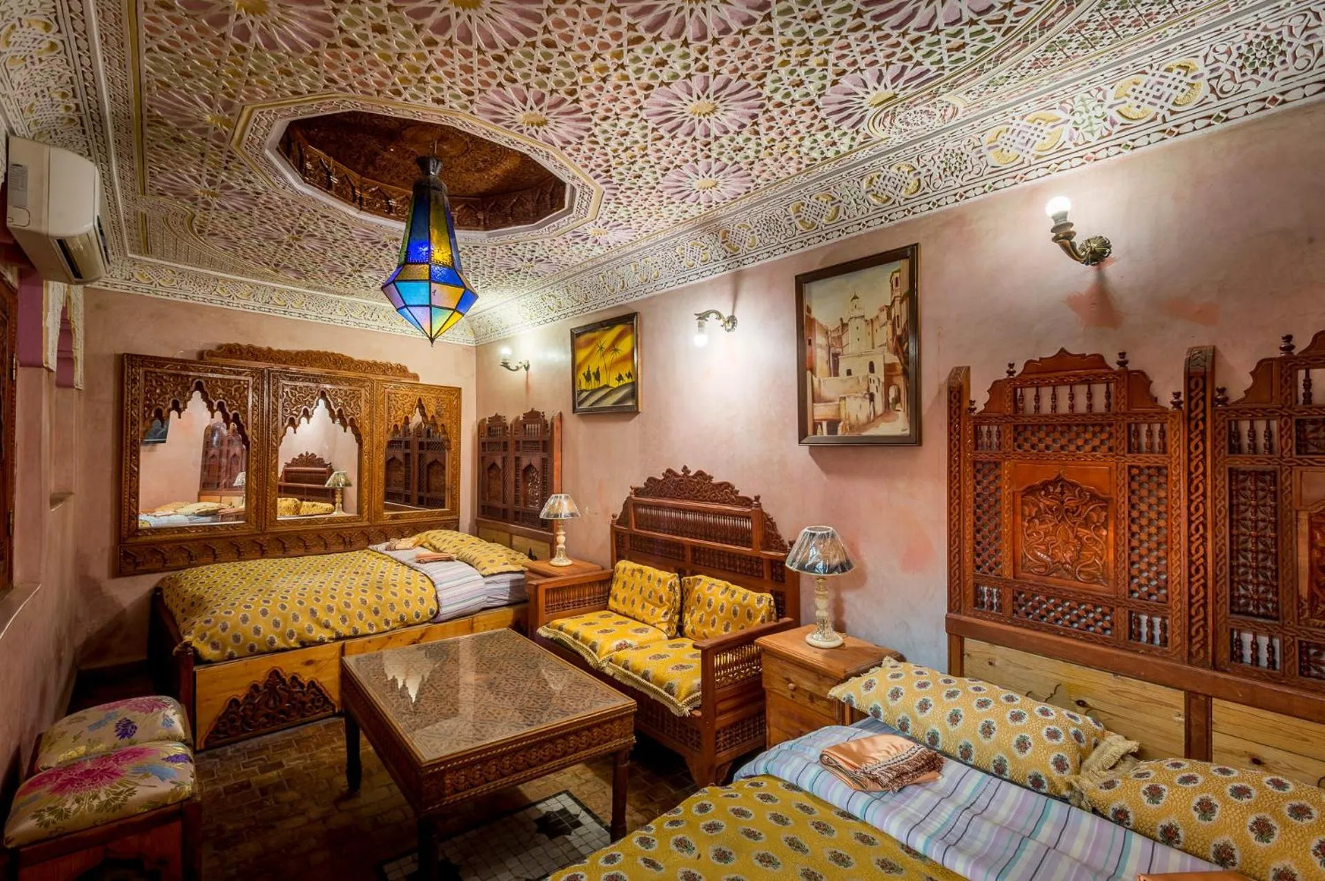 Bed in Riad Hiba