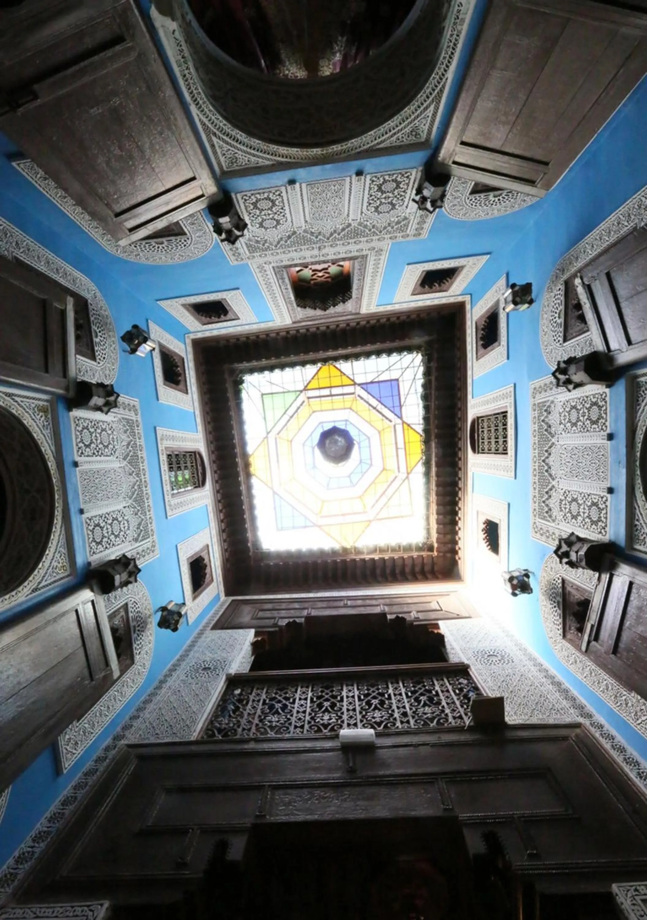 Decorative detail in Riad Hiba