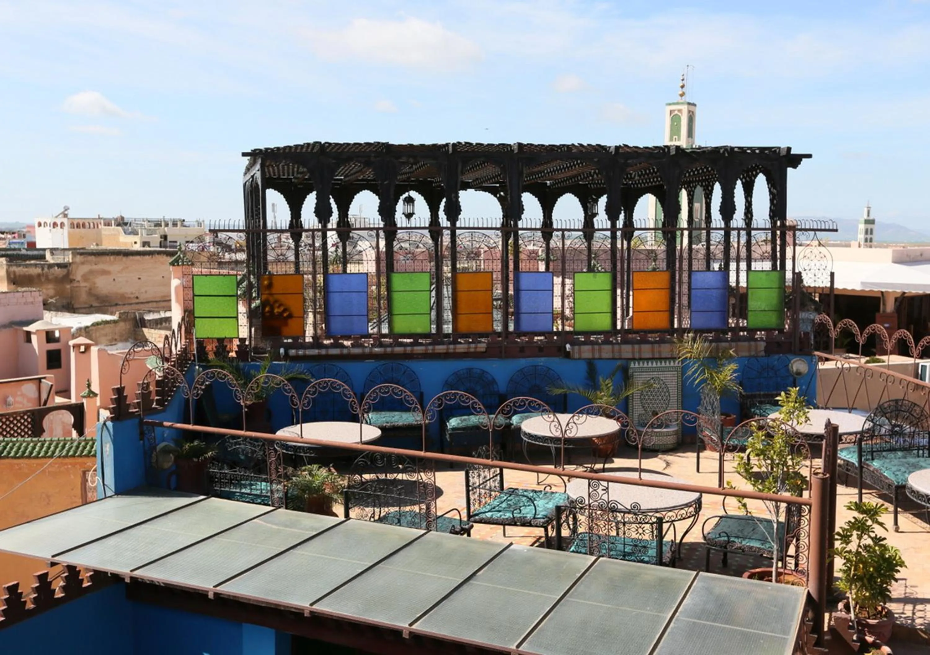 Balcony/Terrace in Riad Hiba