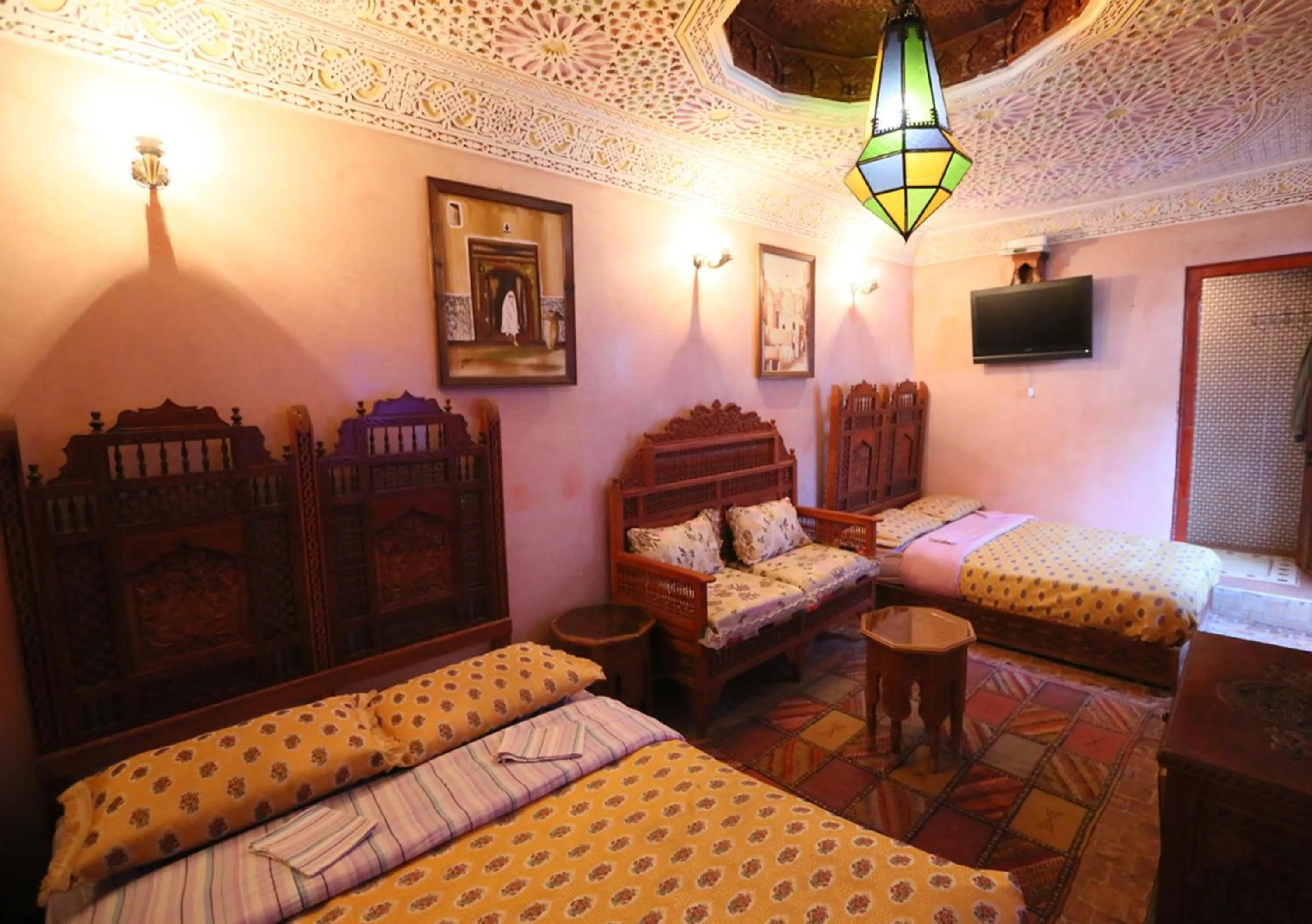 Bedroom, Bed in Riad Hiba