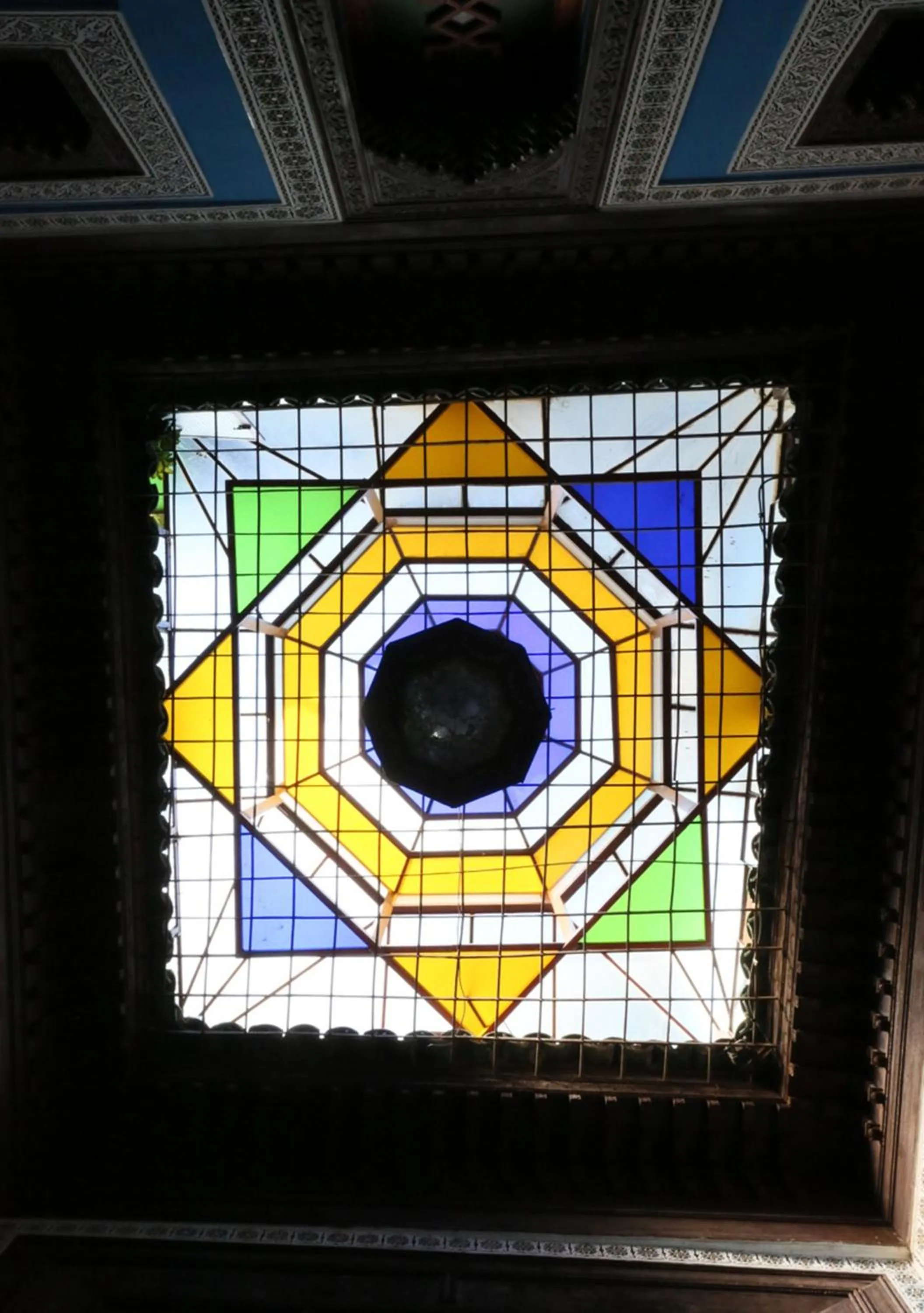 Decorative detail in Riad Hiba