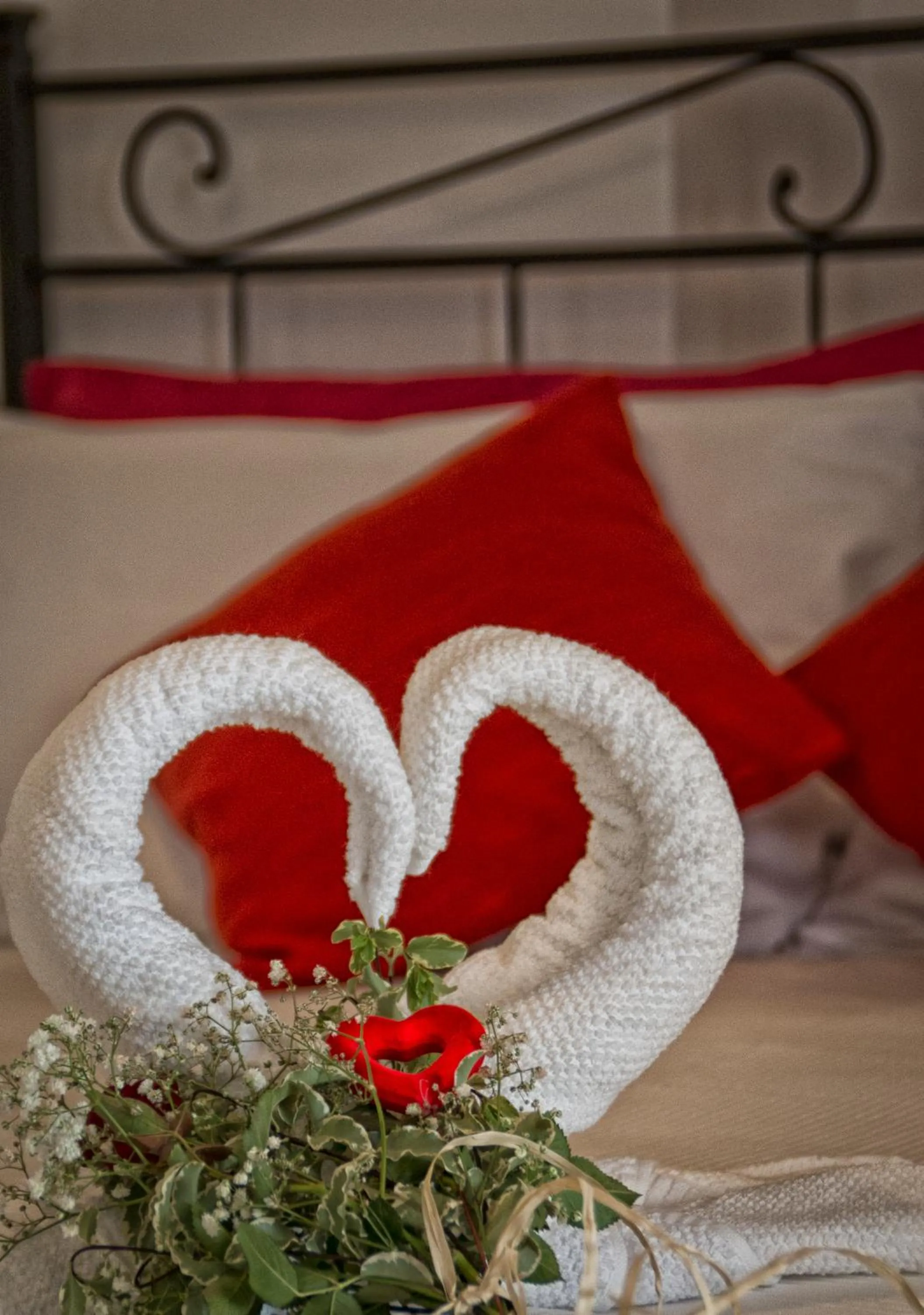 Decorative detail, Bed in Le Sette Perle