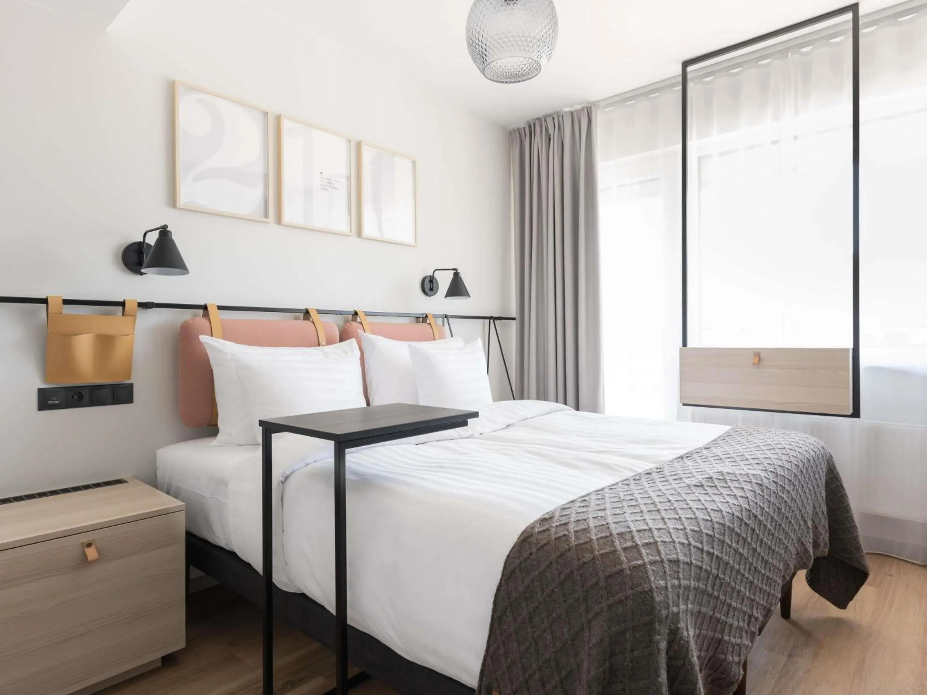 Bedroom, Bed in Oru Hub Hotel Tallinn - Handwritten Collection Bedroom, Bed in Oru Hub Hotel Tallinn - Handwritten Collection