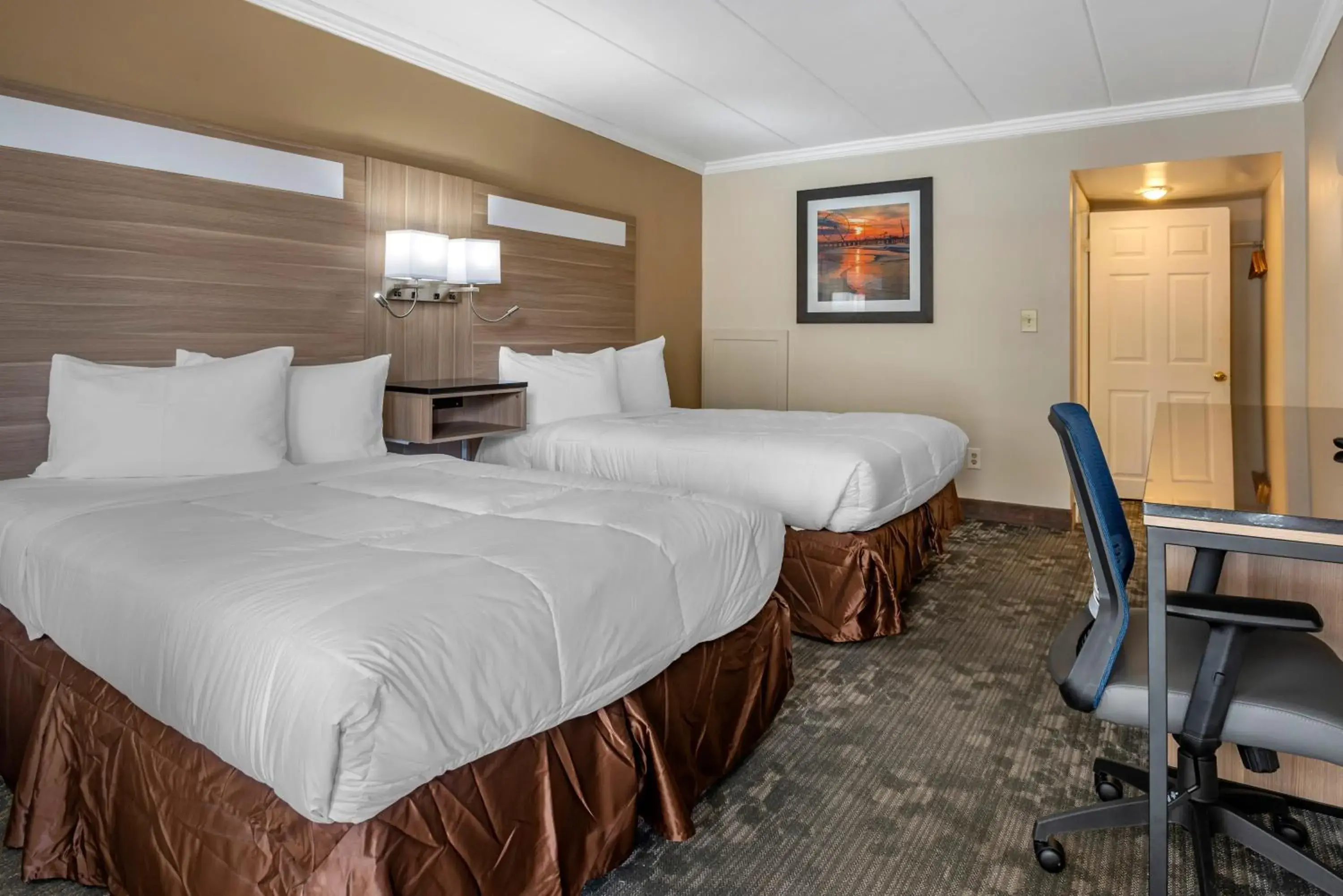 Bed in Rodeway Inn Oceanview Bed in Rodeway Inn Oceanview