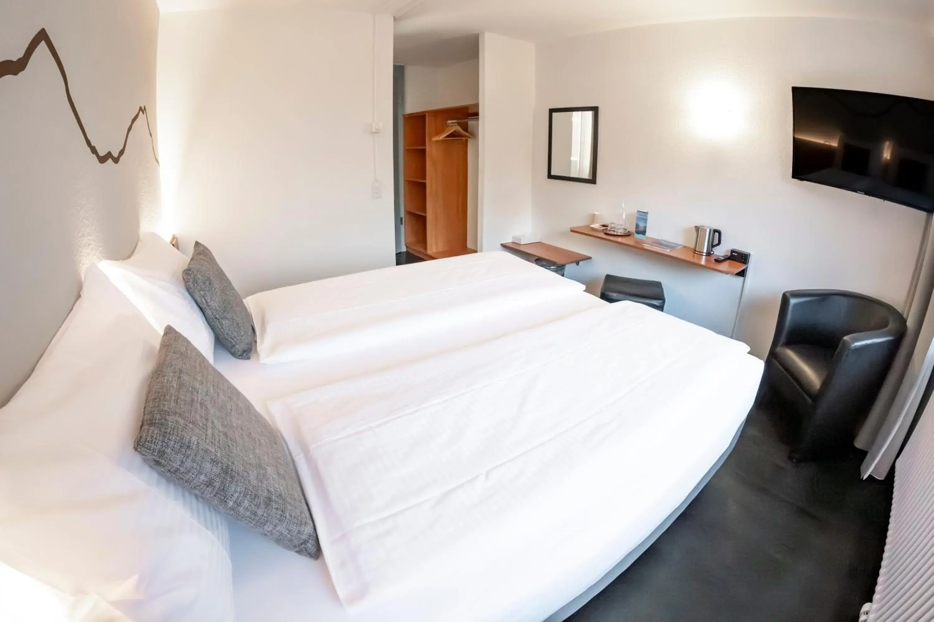 Bed in Hotel Merkur - West Station Bed in Hotel Merkur - West Station