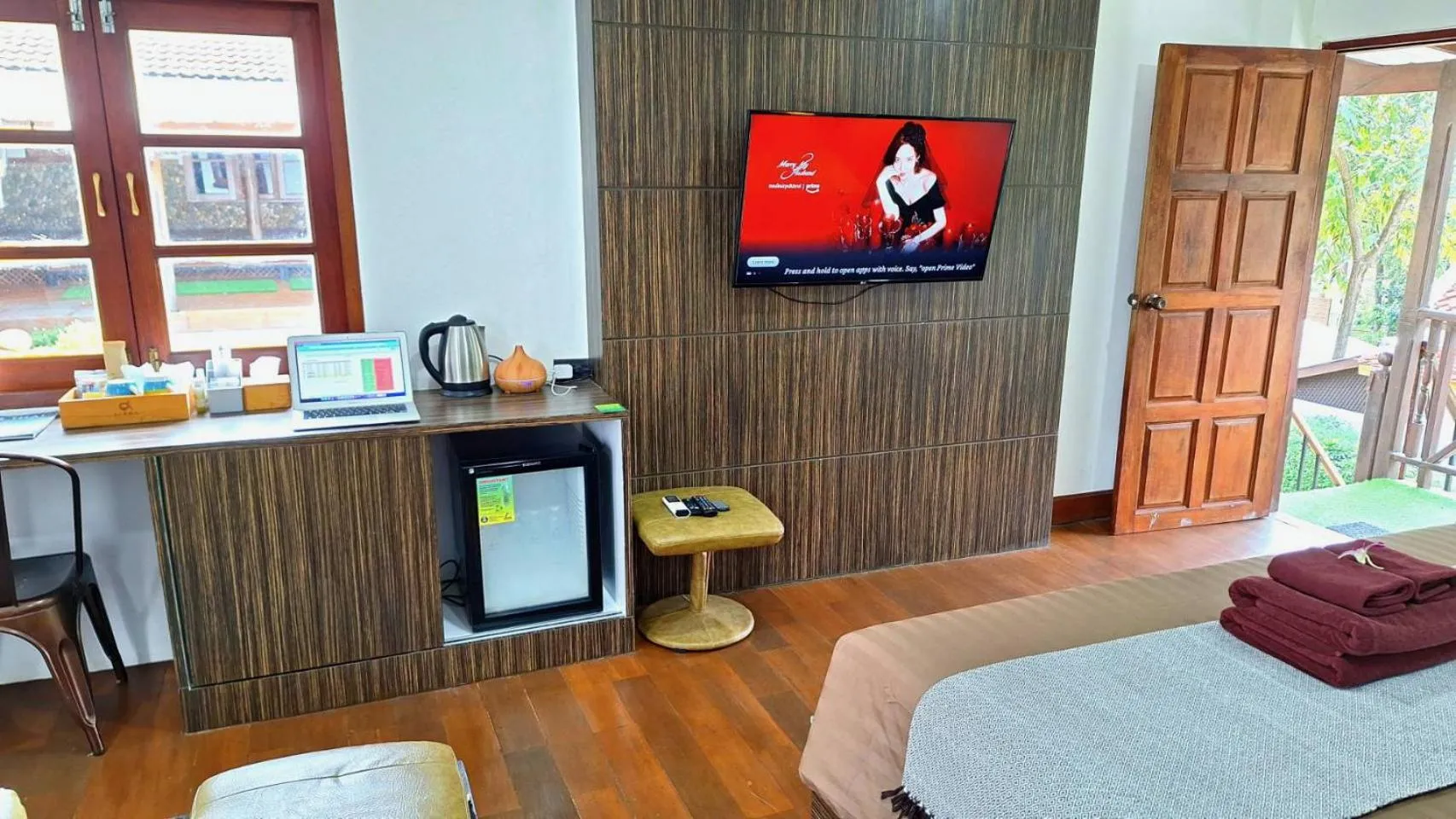 TV and multimedia, Bed in Alpha Gay Resort & Spa - Men Only