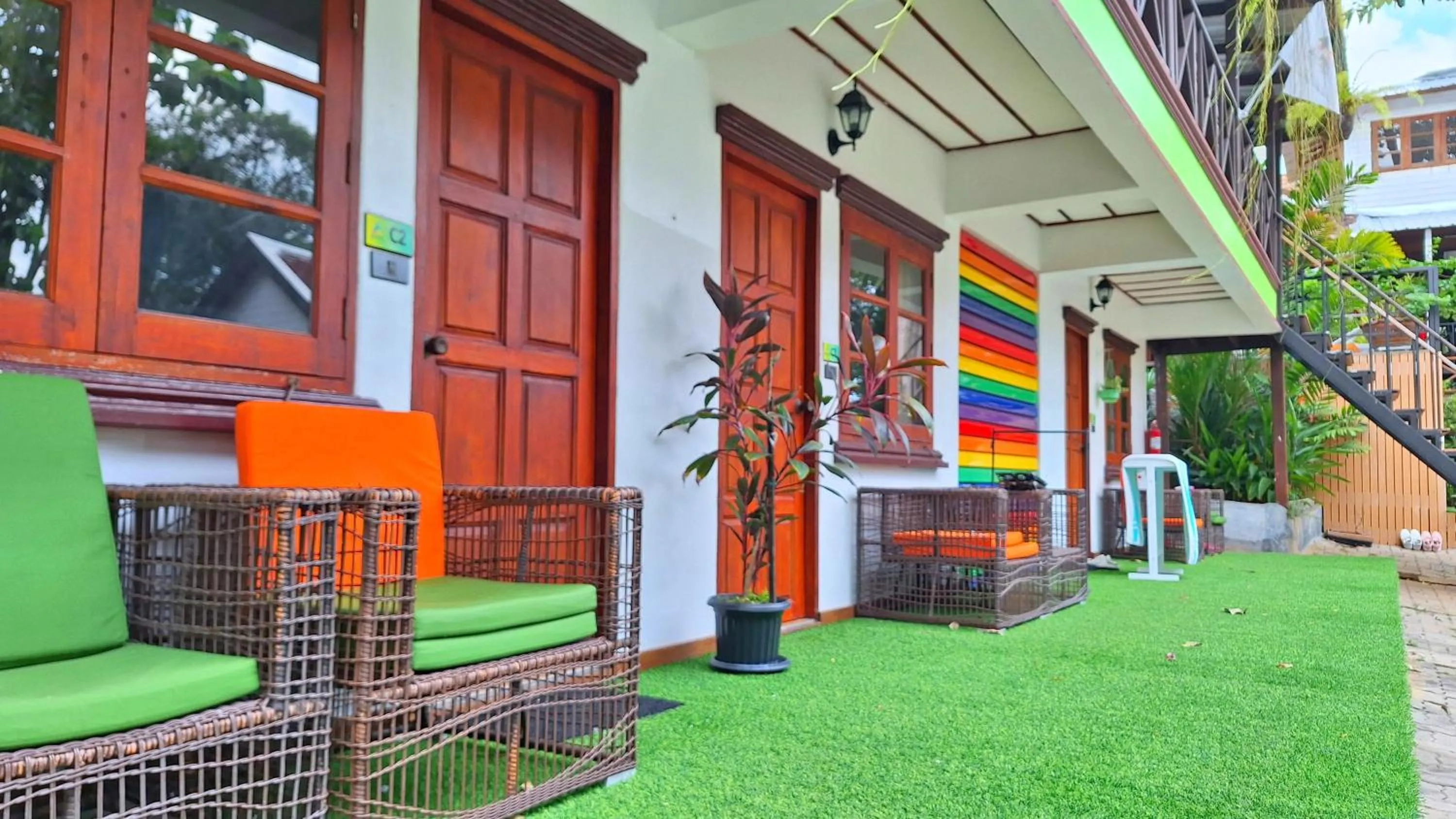 Patio in Alpha Gay Resort & Spa - Men Only