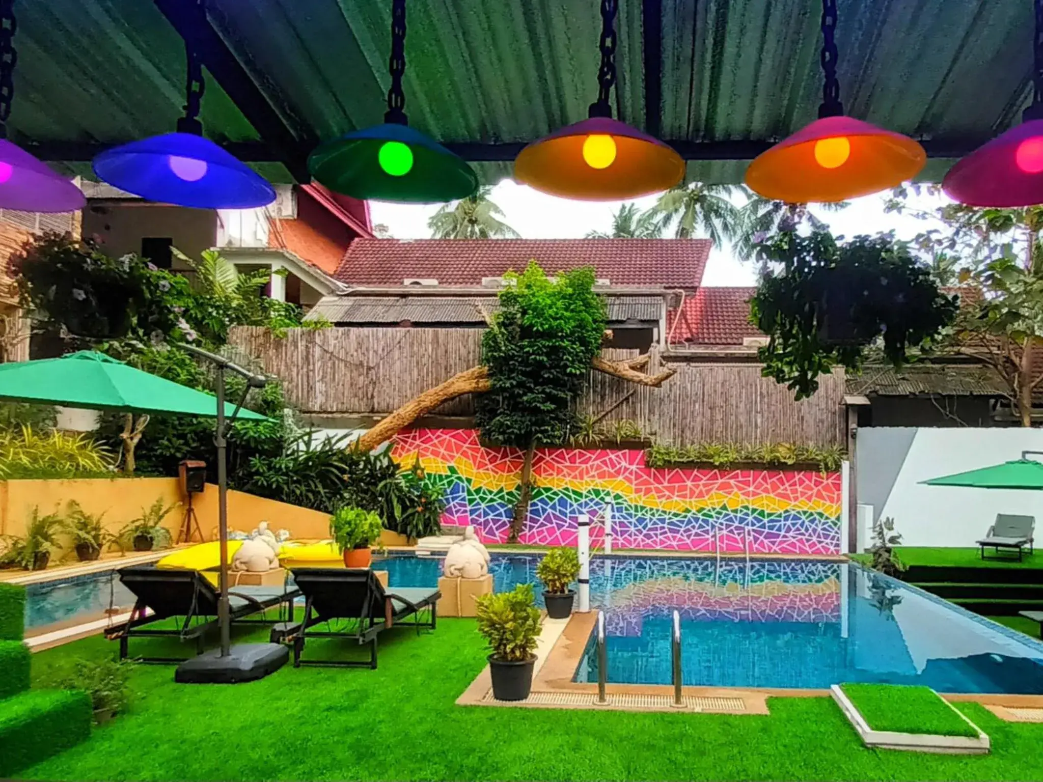 Swimming pool in Alpha Gay Resort & Spa - Men Only Swimming pool in Alpha Gay Resort & Spa - Men Only