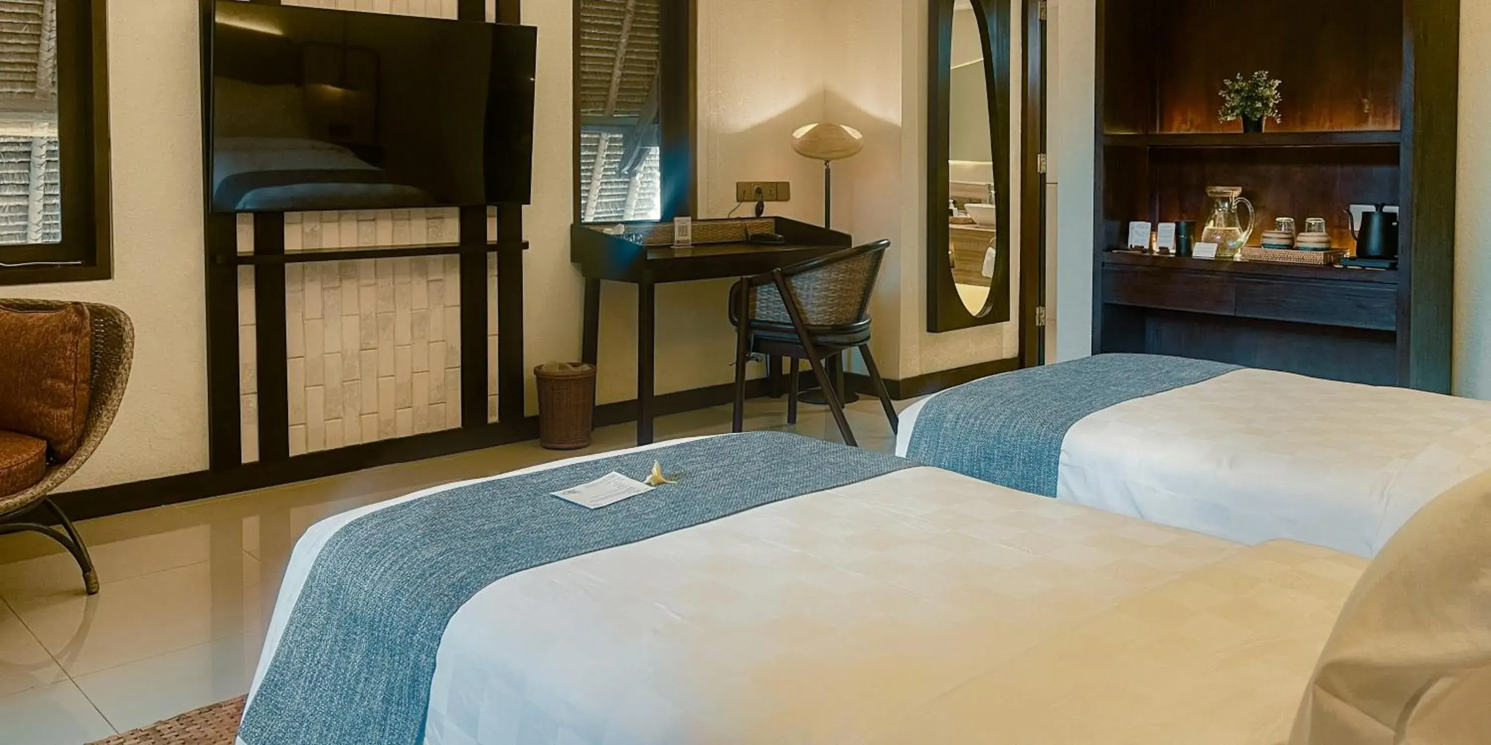 Bed in Aruni Bali Jimbaran Boutique Villa Bed in Aruni Bali Jimbaran Boutique Villa