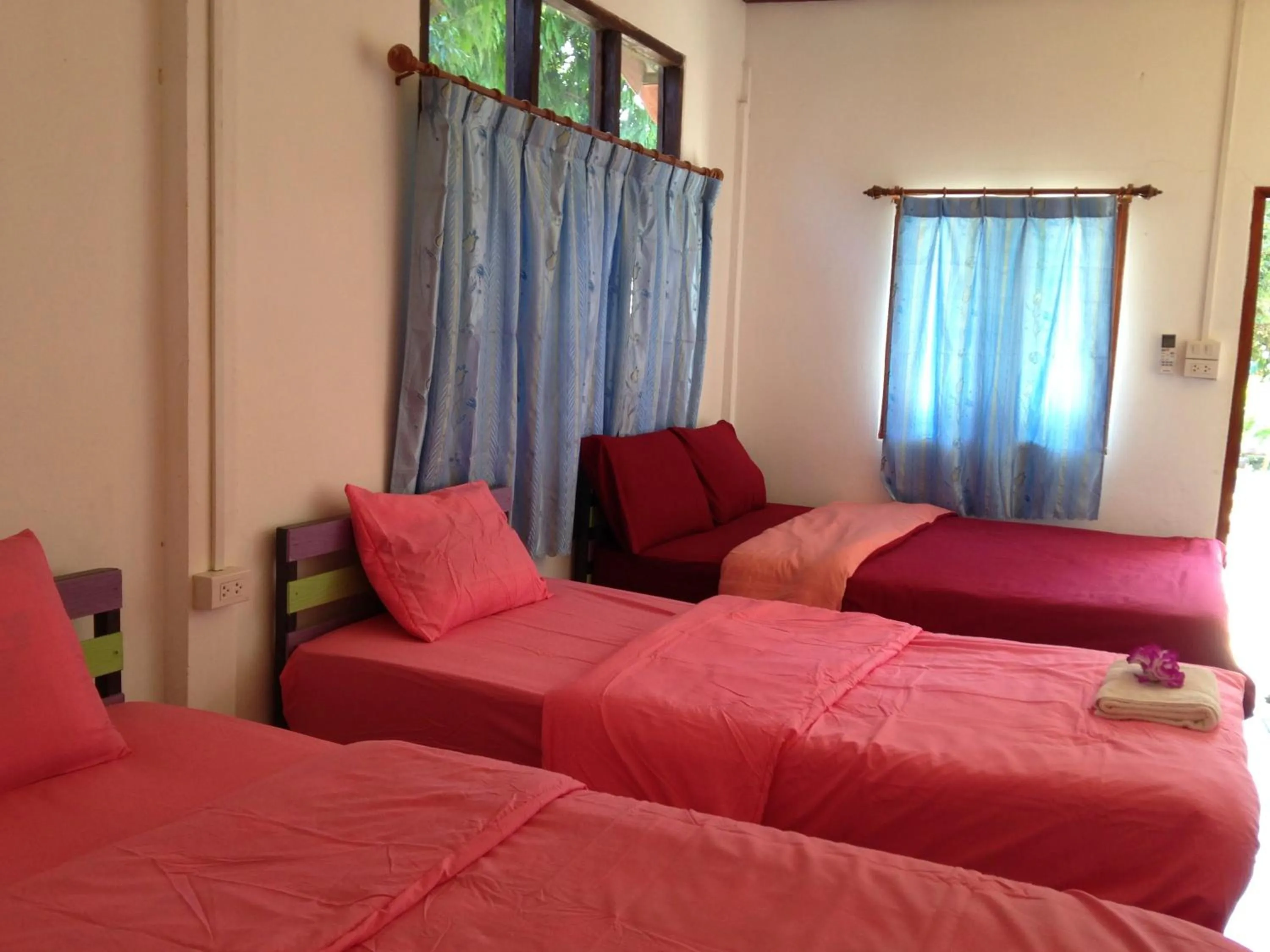 Bed in Areeya Resort