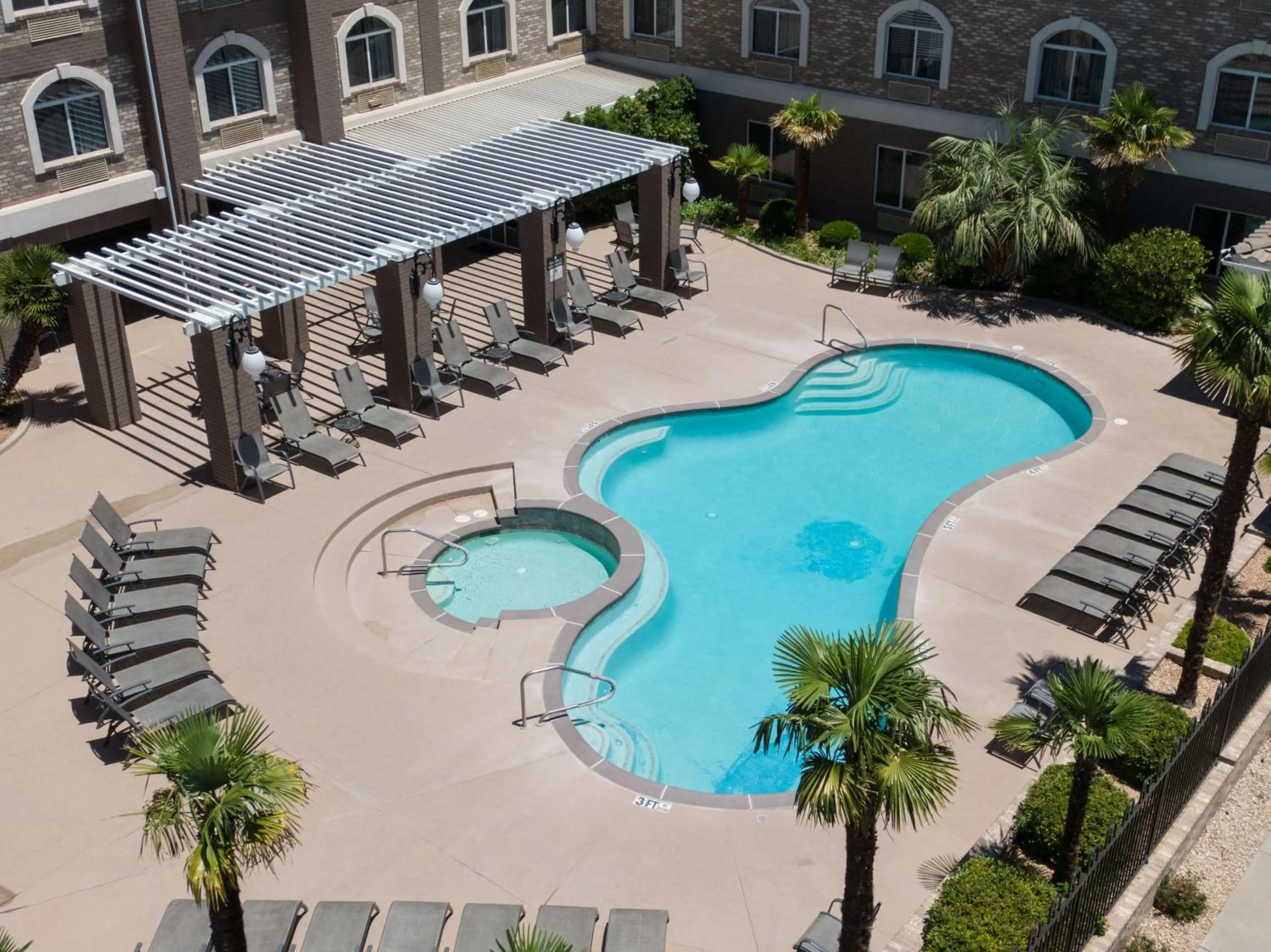 Pool view in Best Western Plus Abbey Inn