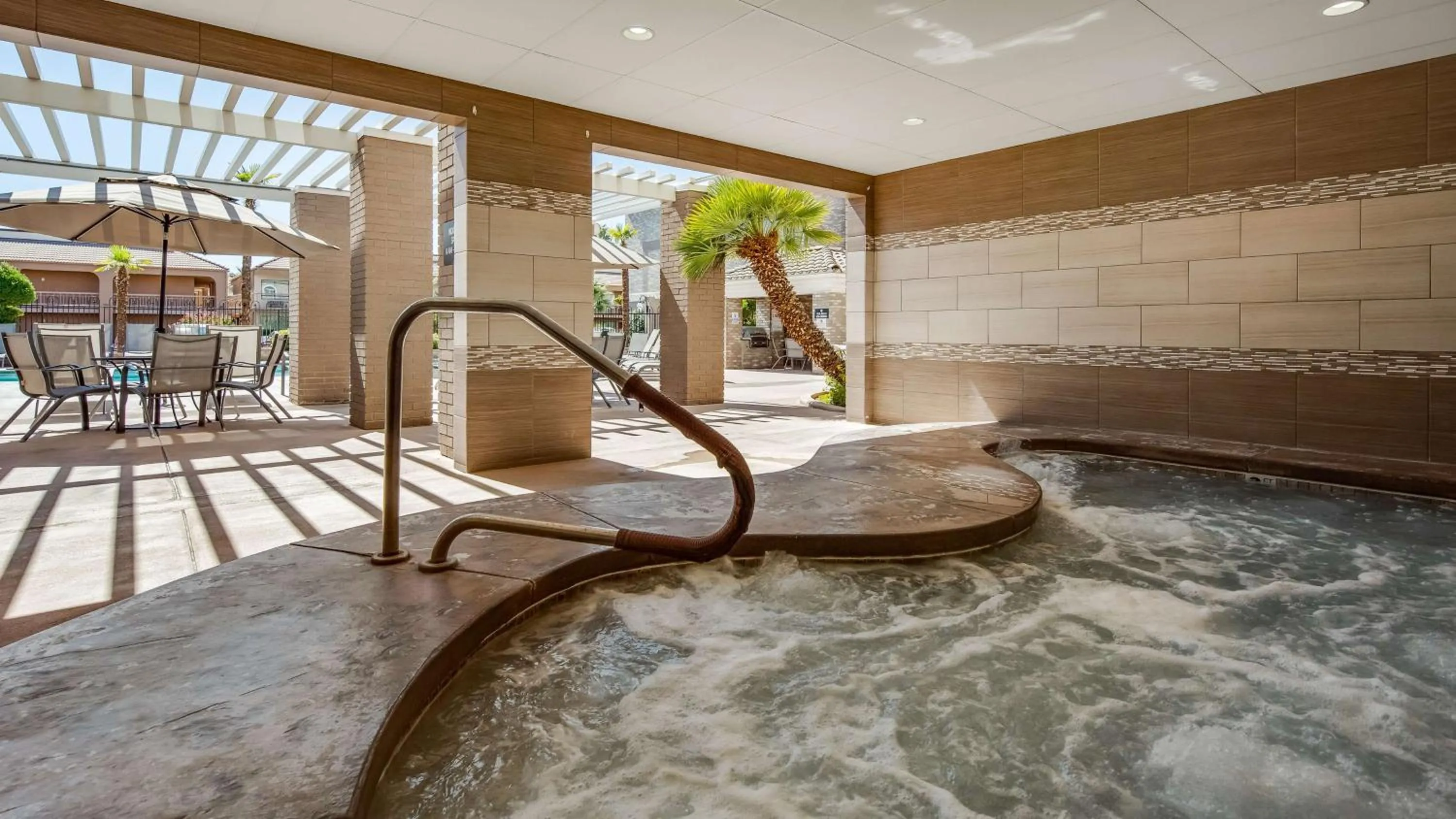 Pool view in Best Western Plus Abbey Inn