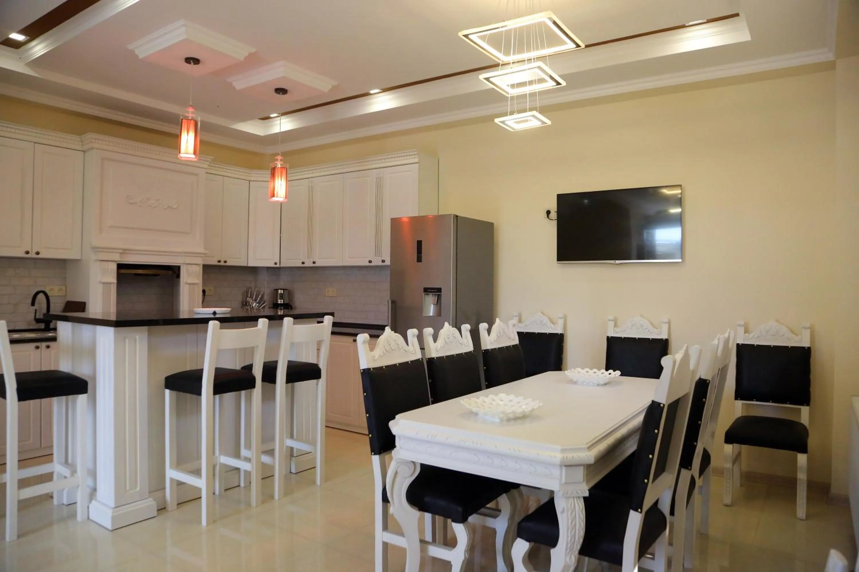 Kitchen or kitchenette in Hotel Balcony