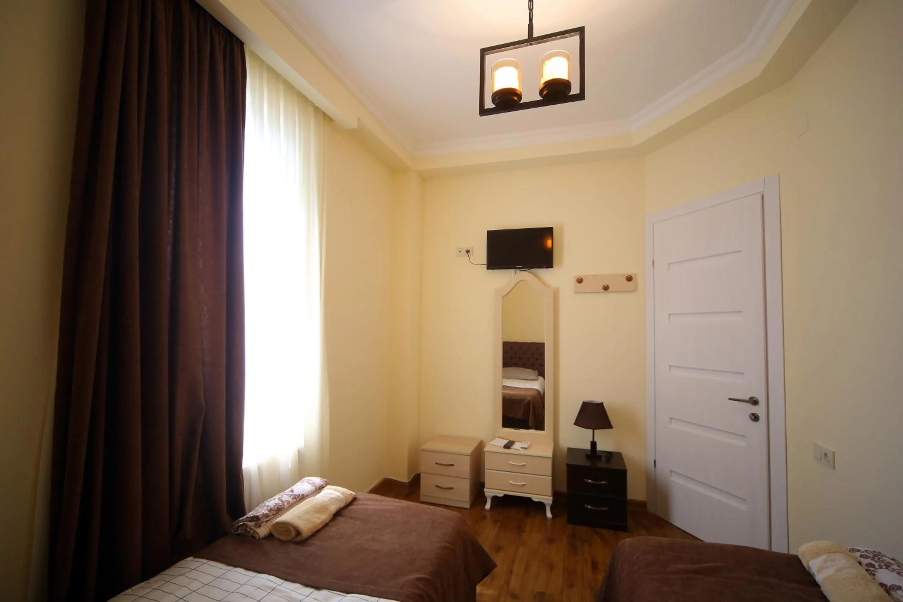 Bedroom, Bed in Hotel Balcony