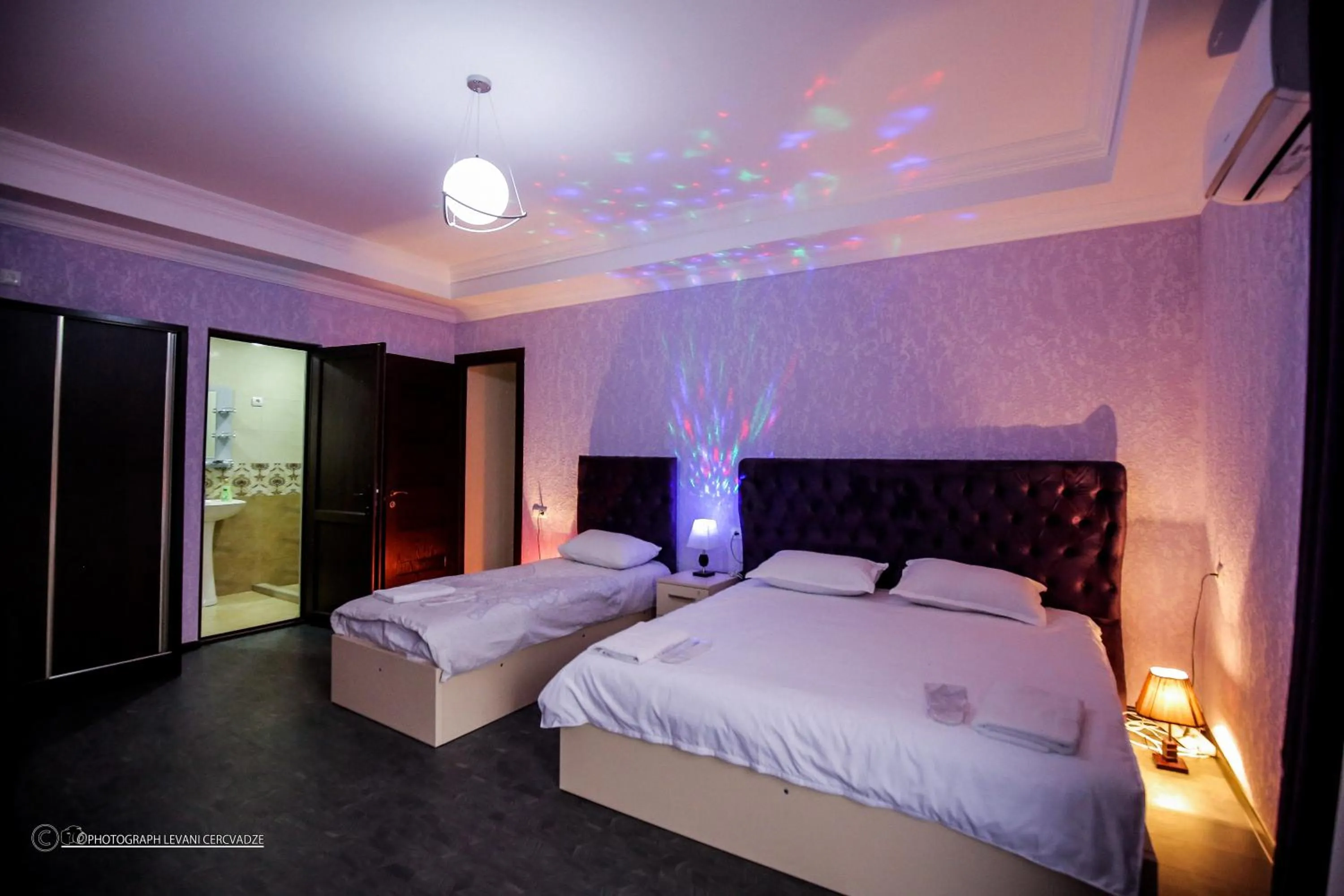 Bedroom, Bed in Hotel Balcony