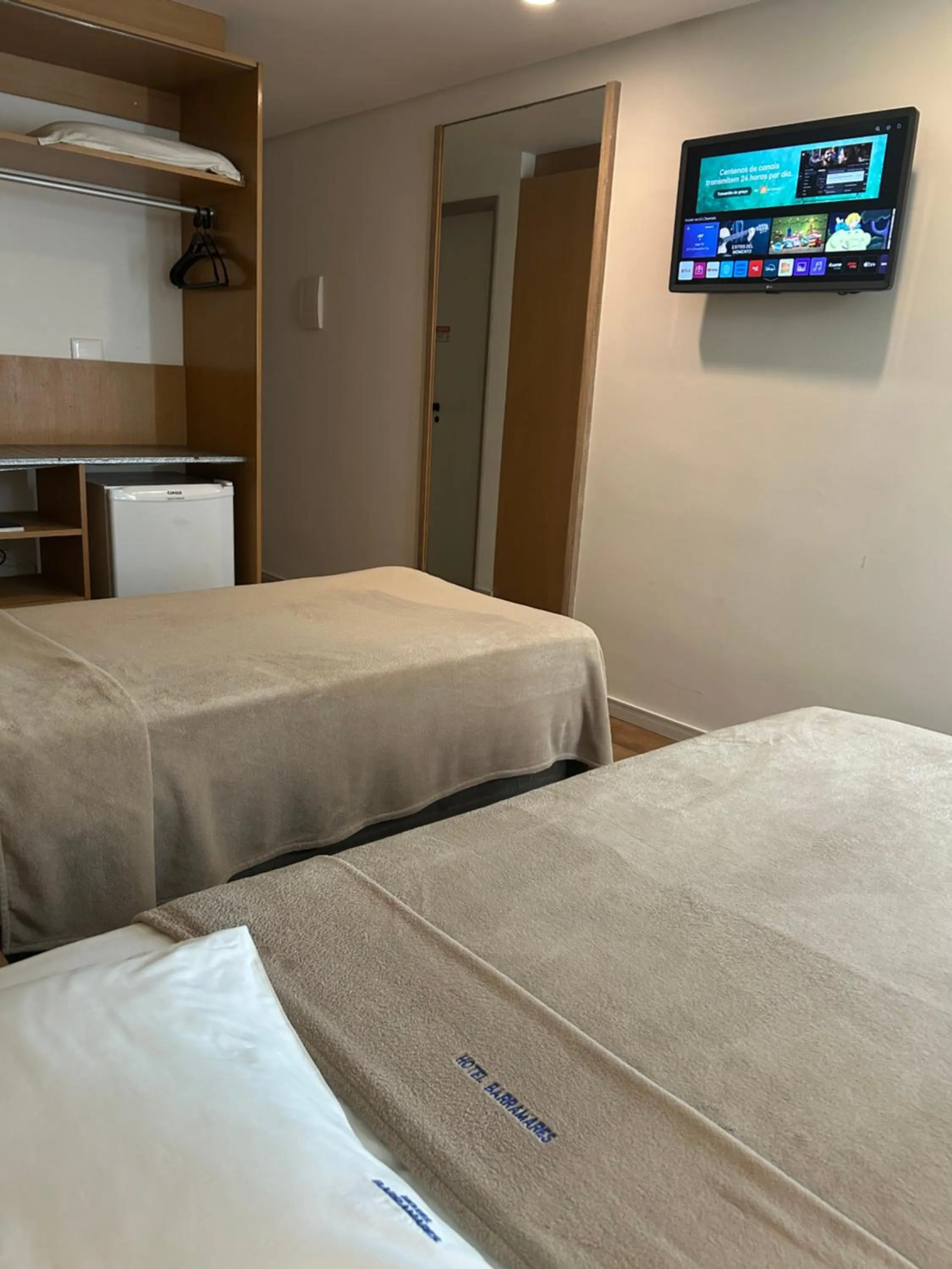 Bed in Hotel Barramares