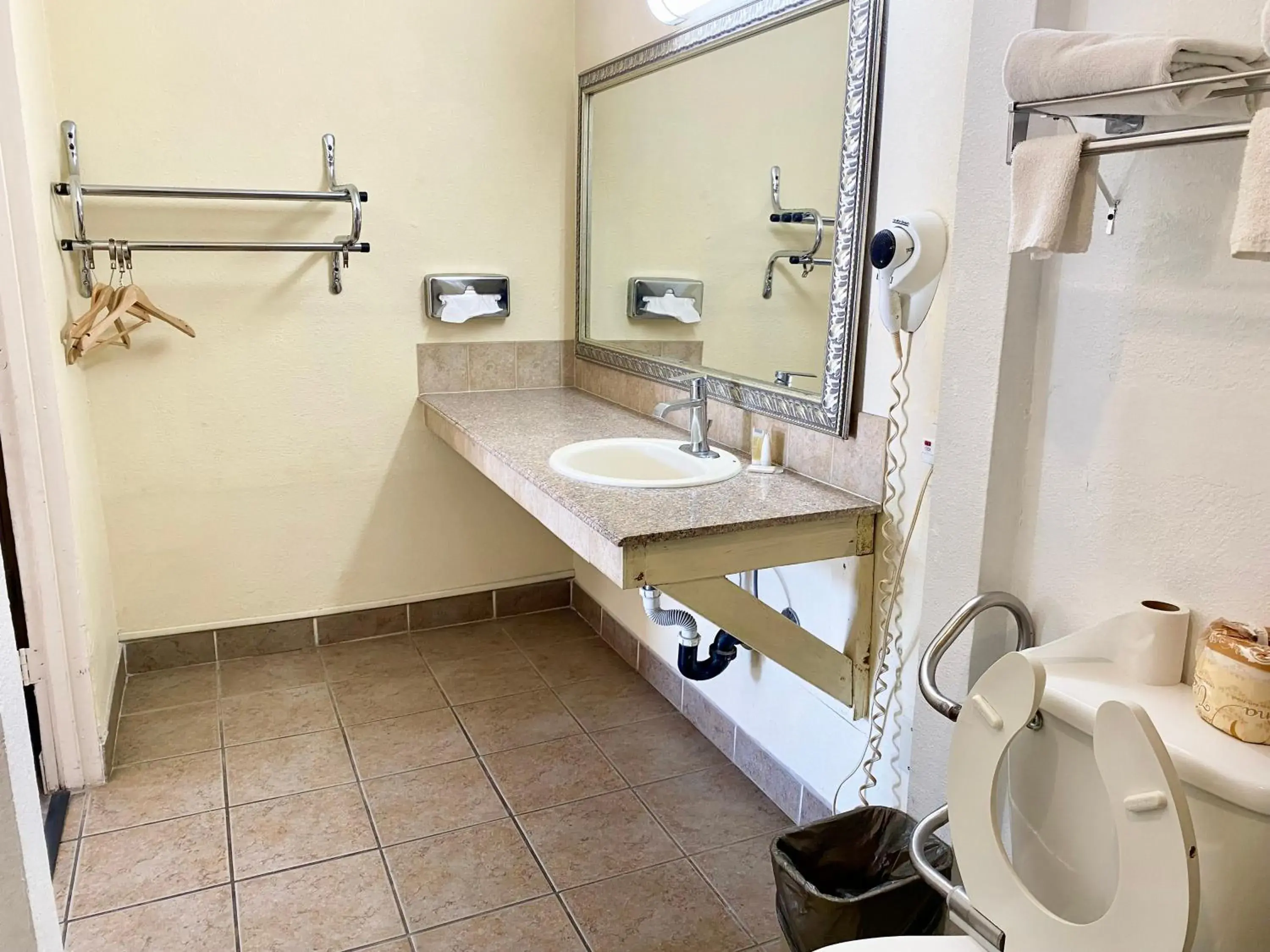 Bathroom in Super 8 by Wyndham Albuquerque Downtown Bathroom in Super 8 by Wyndham Albuquerque Downtown