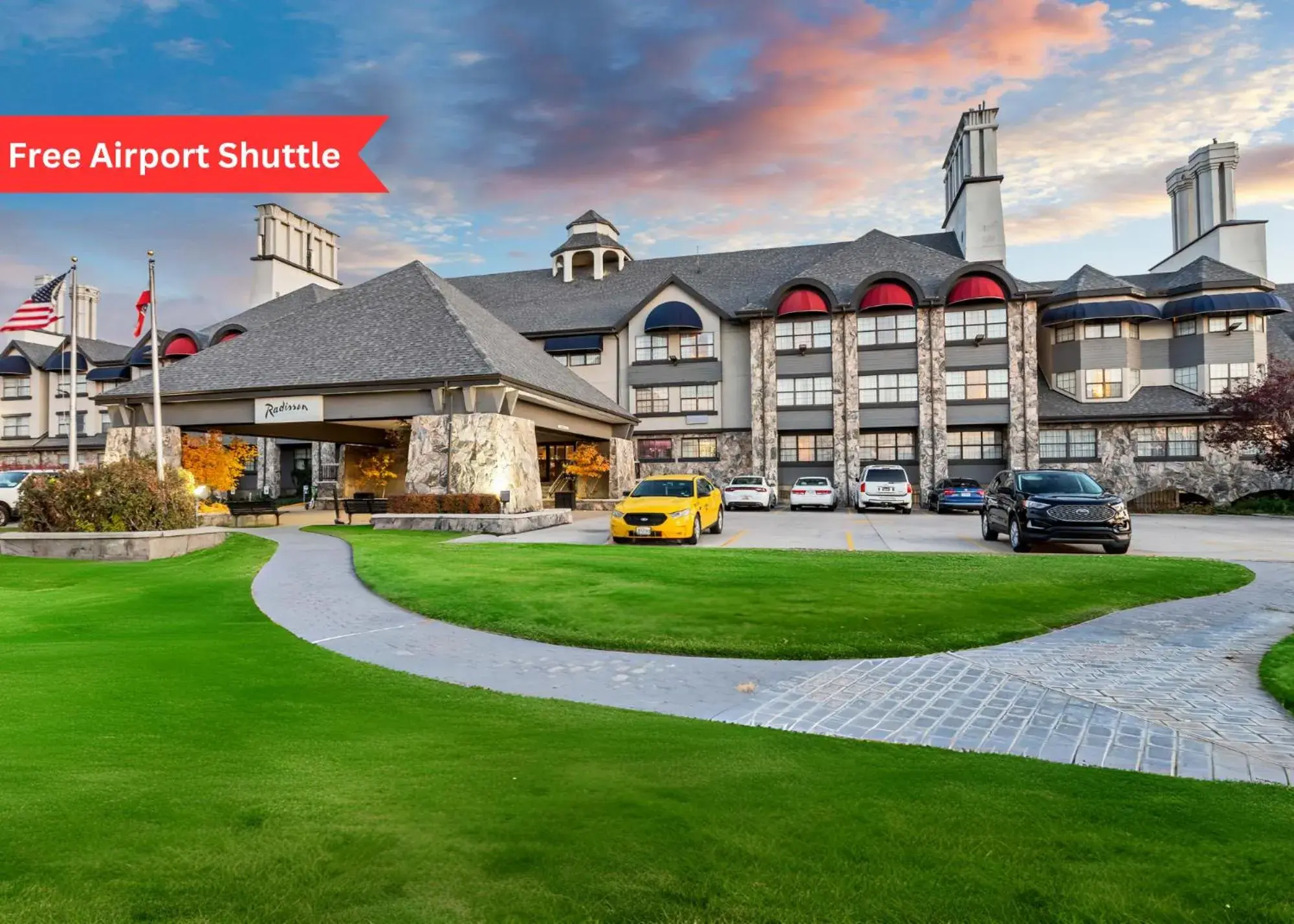 Property building in Radisson Hotel Salt Lake City Airport Property building in Radisson Hotel Salt Lake City Airport