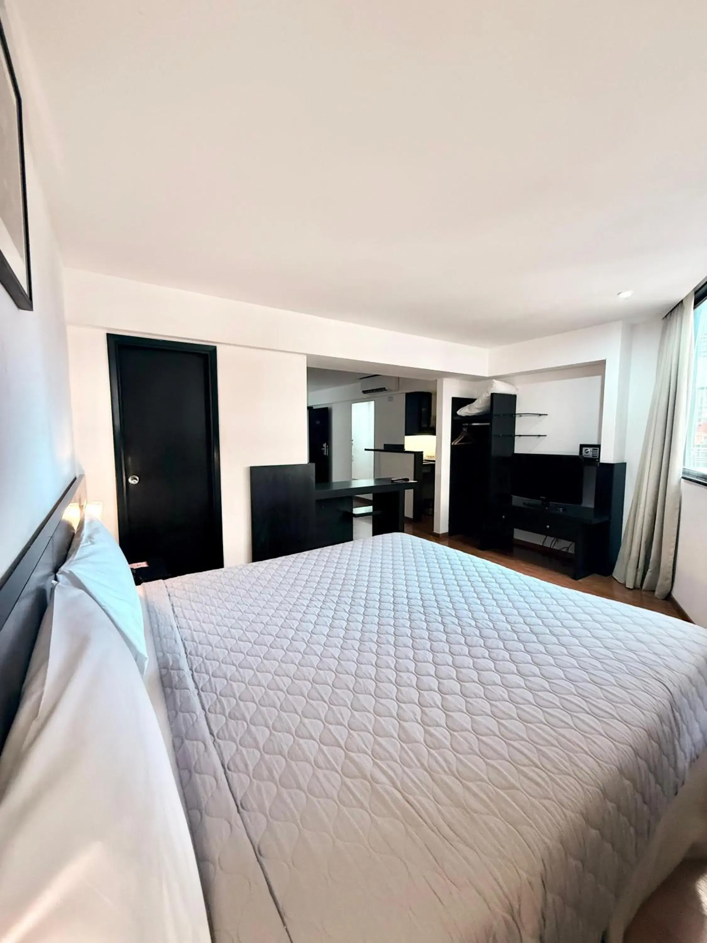 Bed in Urquiza Apart Hotel & Suites Bed in Urquiza Apart Hotel & Suites